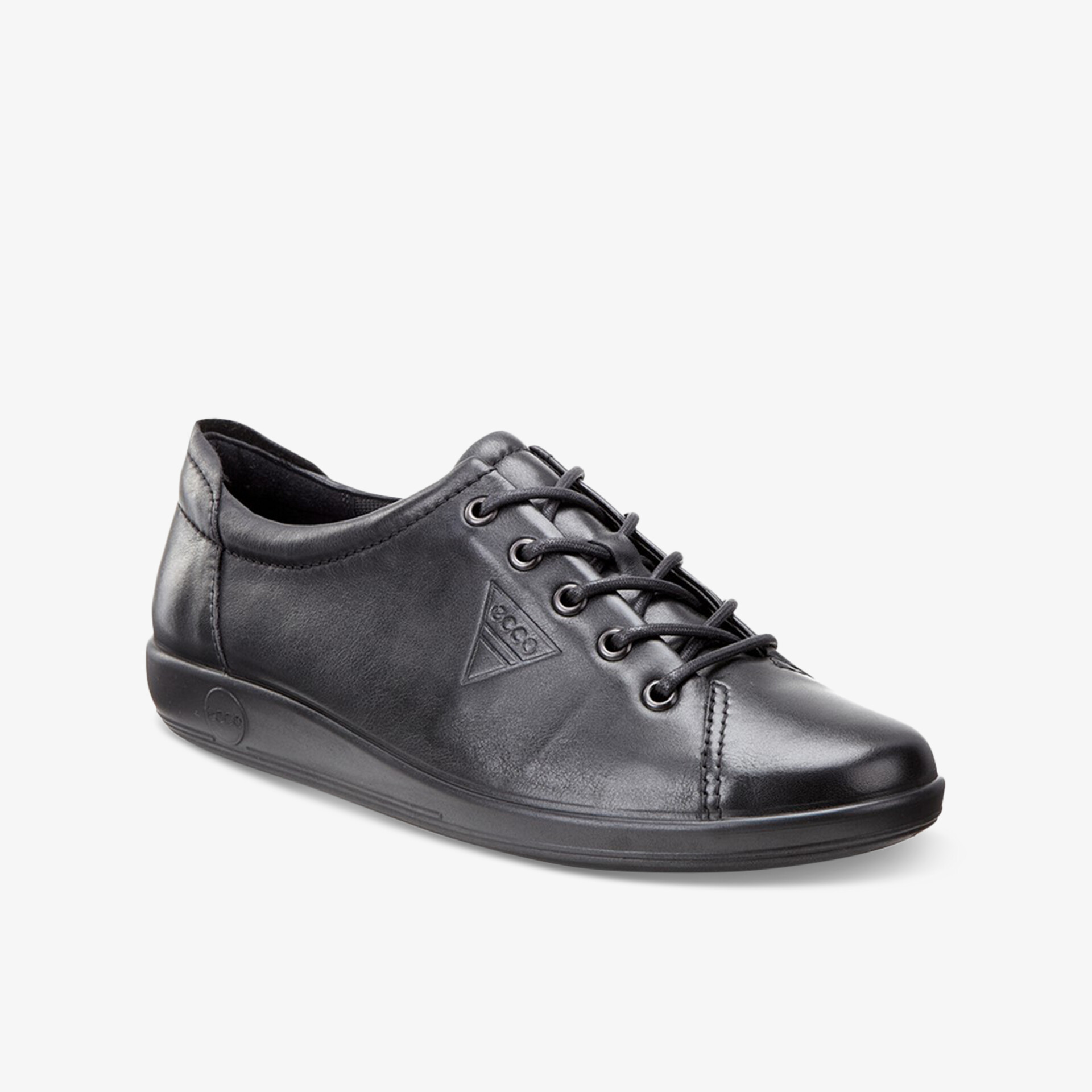 Schwarzer Schnürschuh aus Leder mit rutschfester Sohle für eleganten und bequemen Auftritt