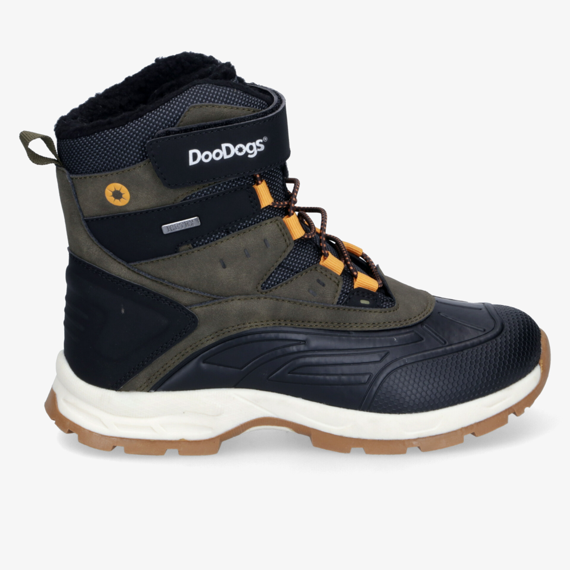 Robuster Outdoorschuh mit wasserdichtem Material und warmem Innenfutter für besten Schutz und Komfort