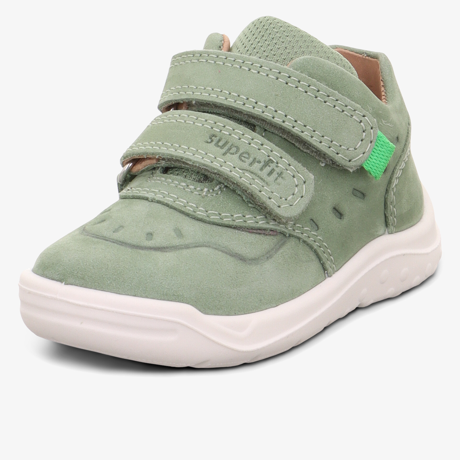 Bequemer Schuh mit praktischem Klettverschluss und flexibler, rutschfester Sohle für optimalen Komfort