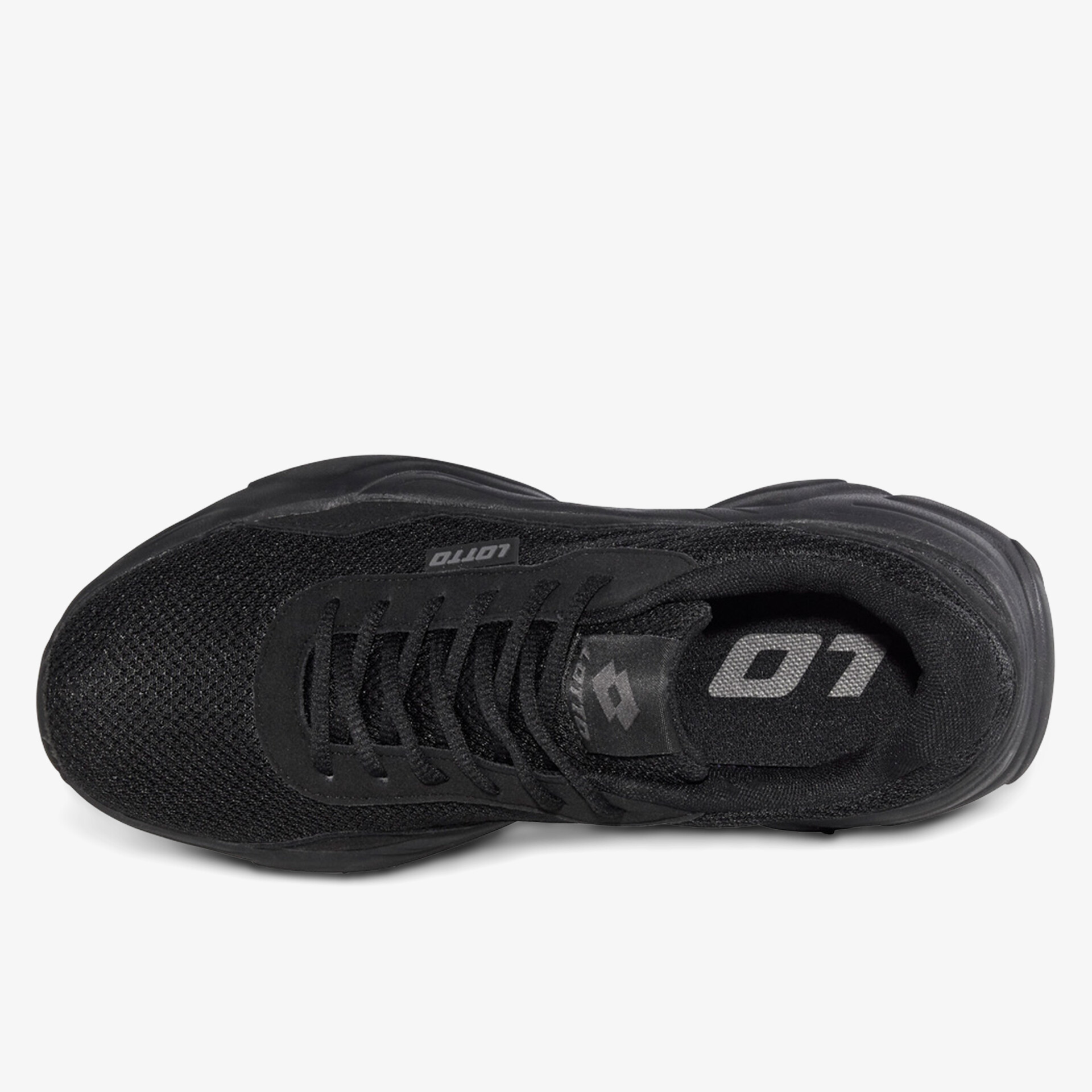 Sportlicher, bequemer Schuh mit atmungsaktivem Material und strapazierfähiger Sohle in klassischem Schwarz.