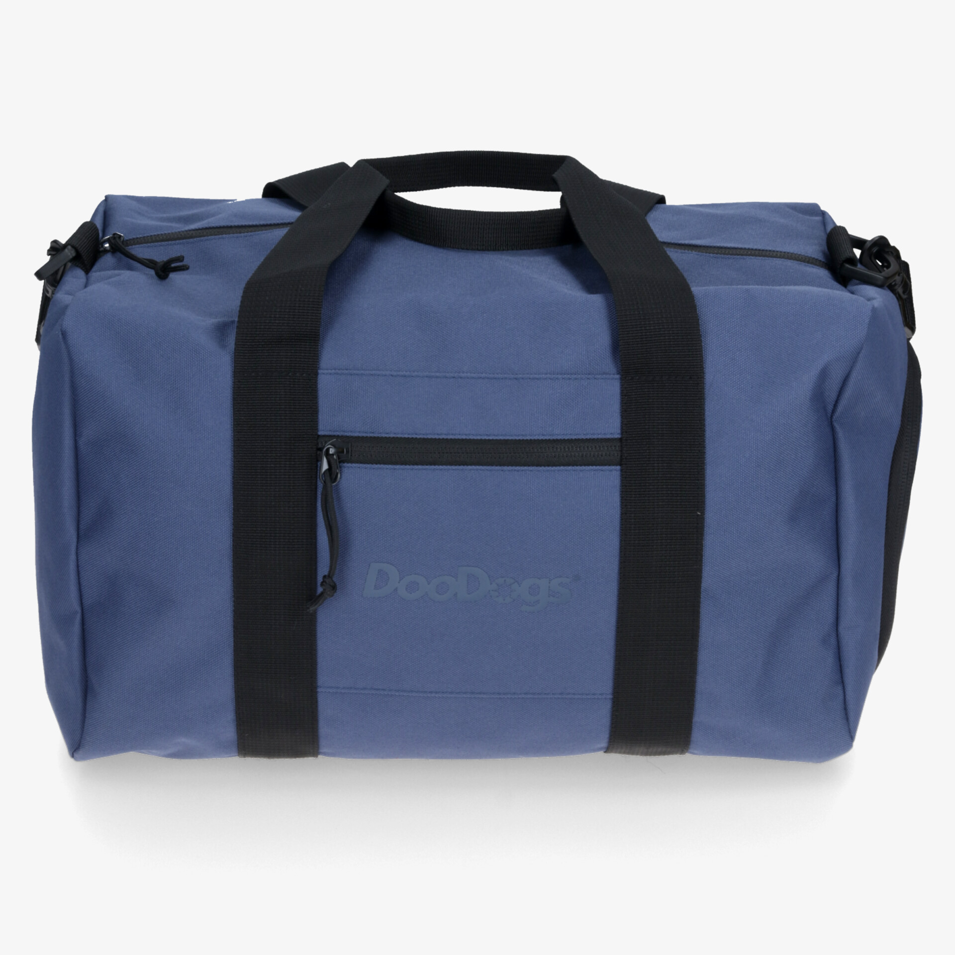 Robuste und geräumige blaue Sporttasche mit praktischem Außenzip und stabilem Tragegriff, ideal für vielseitige Nutzung