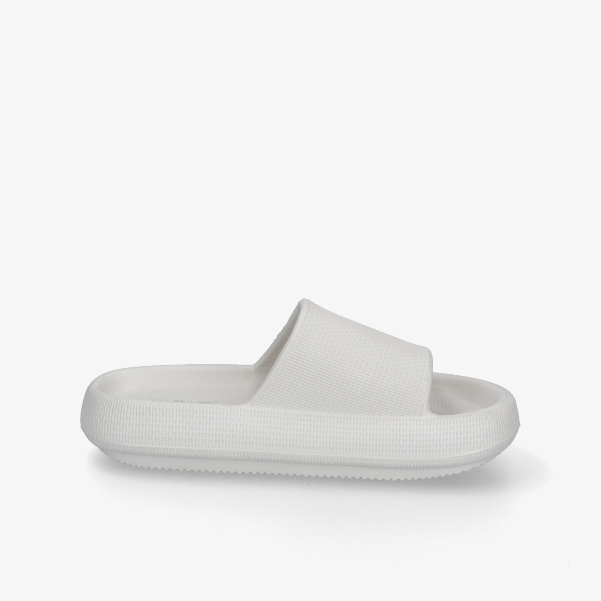 Bequemer, leichter Hausschuh mit offener Zehenpartie und rutschfester Sohle, ideal für entspannten Alltag