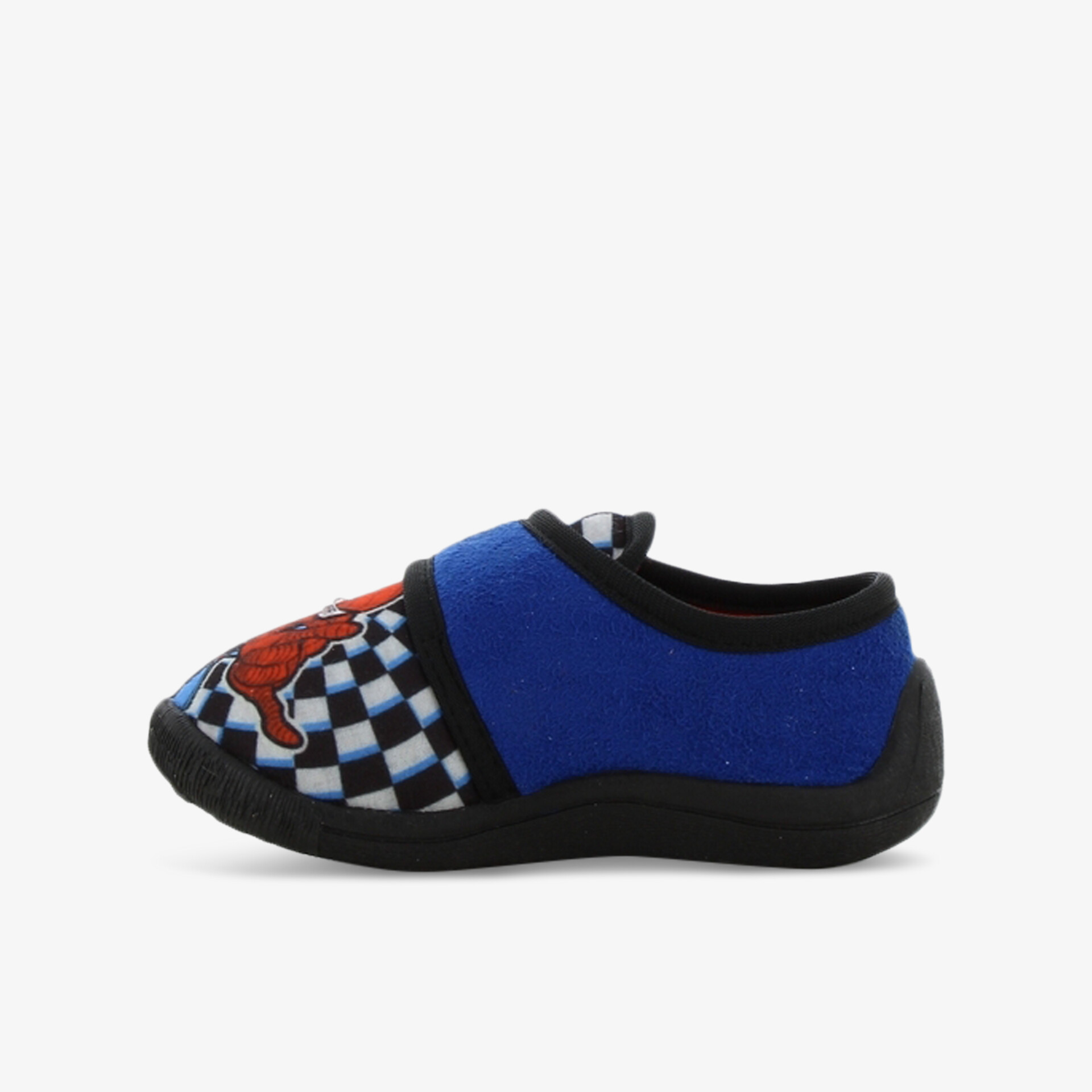 Bequemer Hausschuh mit kariertem Muster und Stern, rutschfeste Sohle und weiches, flexibles Material