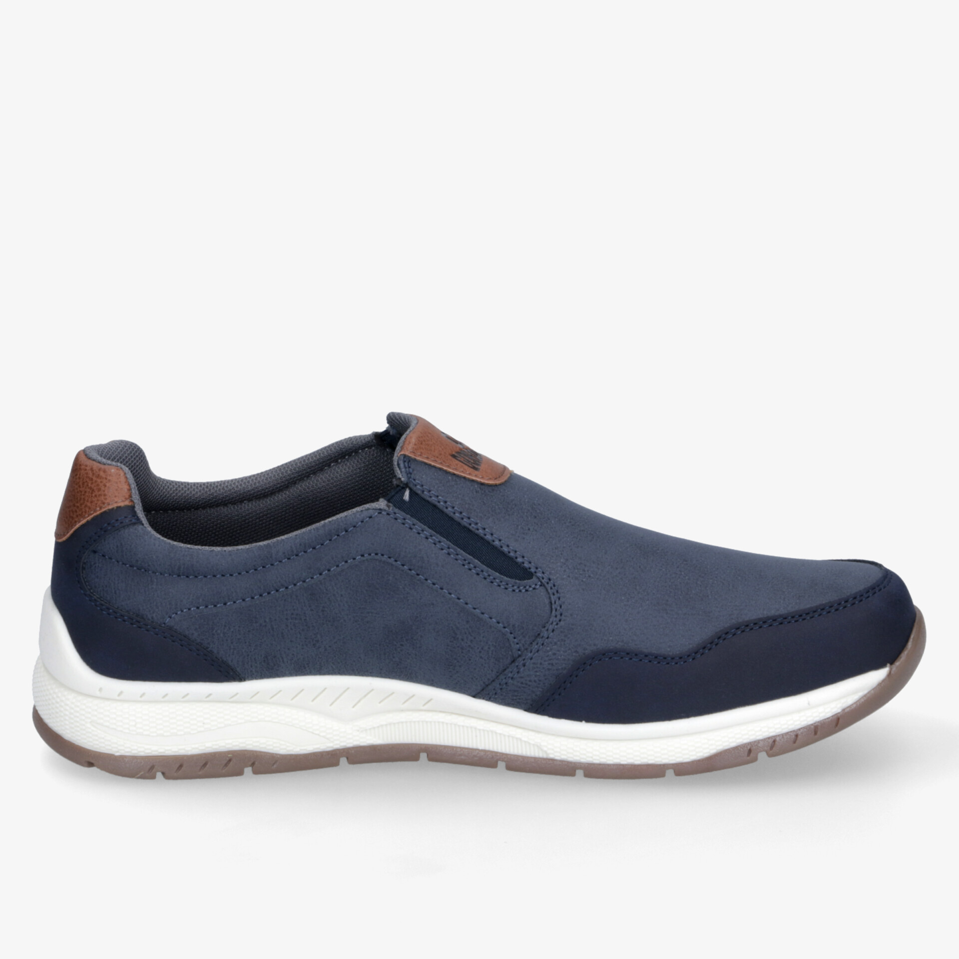 Seitenansicht eines komfortablen und atmungsaktiven Sneakers mit rutschfester Sohle und hochwertigem Material