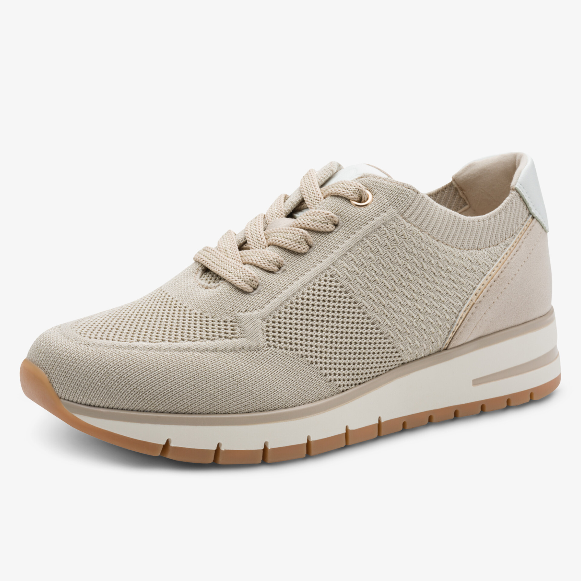 Leichter Sneaker mit atmungsaktivem Strickmaterial und bequemer Passform für hohen Tragekomfort