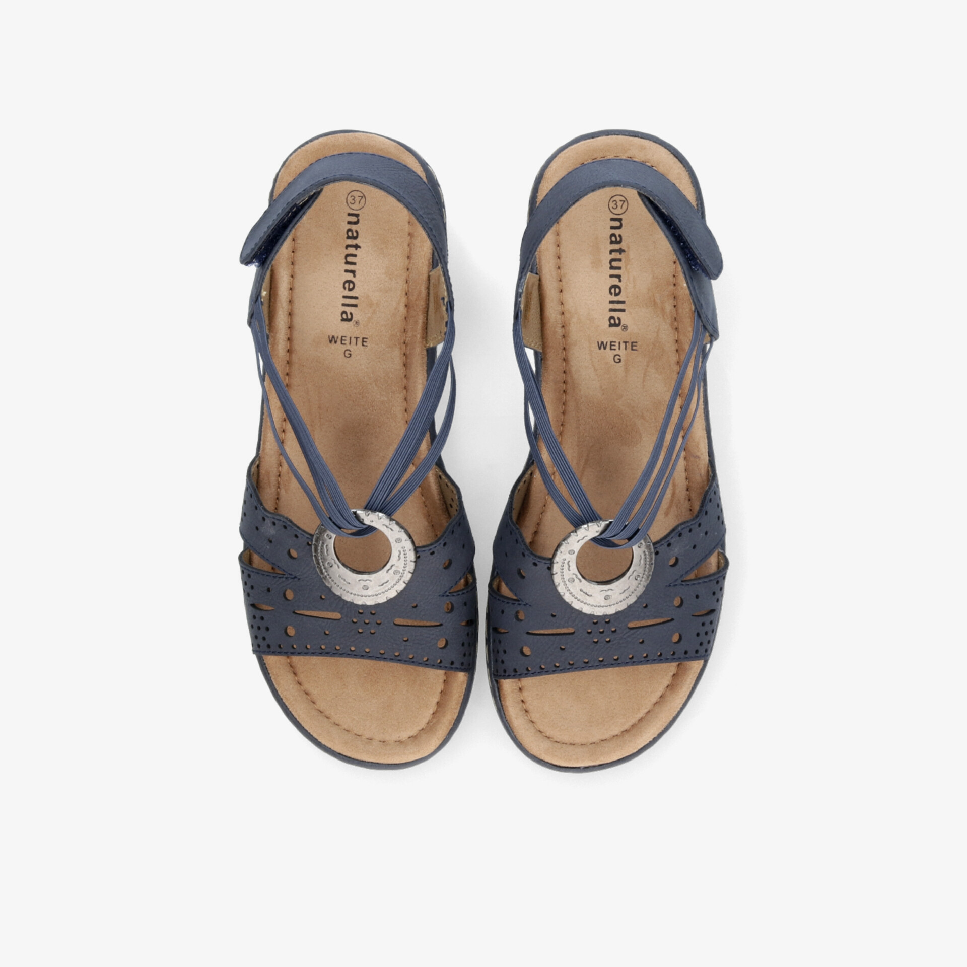 Bequeme Sandalen mit verstellbarem Riemen, weicher Polsterung und rutschfester Sohle in sommerlichem Design