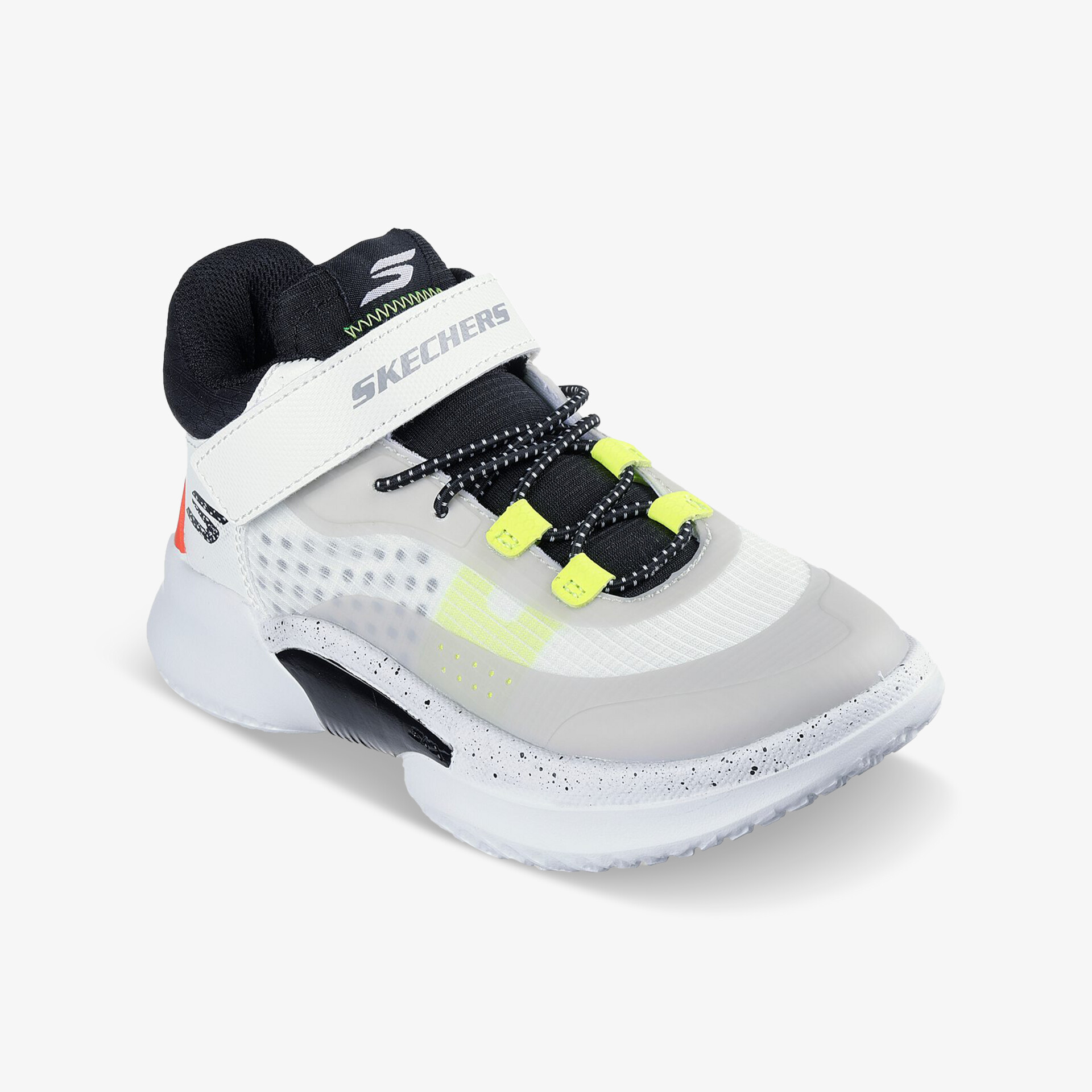 Moderner Sneaker mit atmungsaktivem Material, stabiler Sohle und komfortabler Dämpfung in auffälligem Design