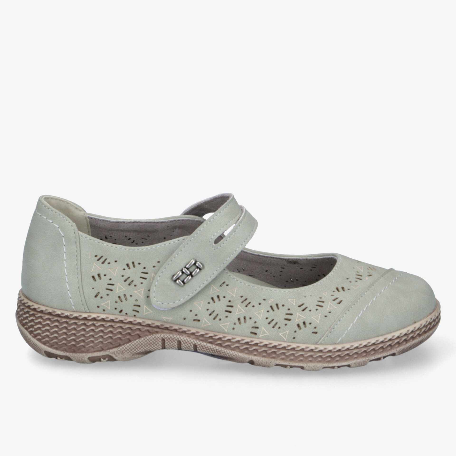 Eleganter Schuh mit weichem Obermaterial und atmungsaktiven Details, ideal für Komfort und Stil.