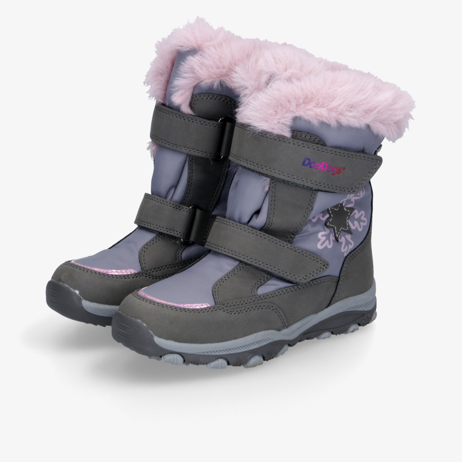 Robuste Winterstiefel mit warmem Futter, wasserabweisend und rutschfester Profilsohle für sicheren Halt
