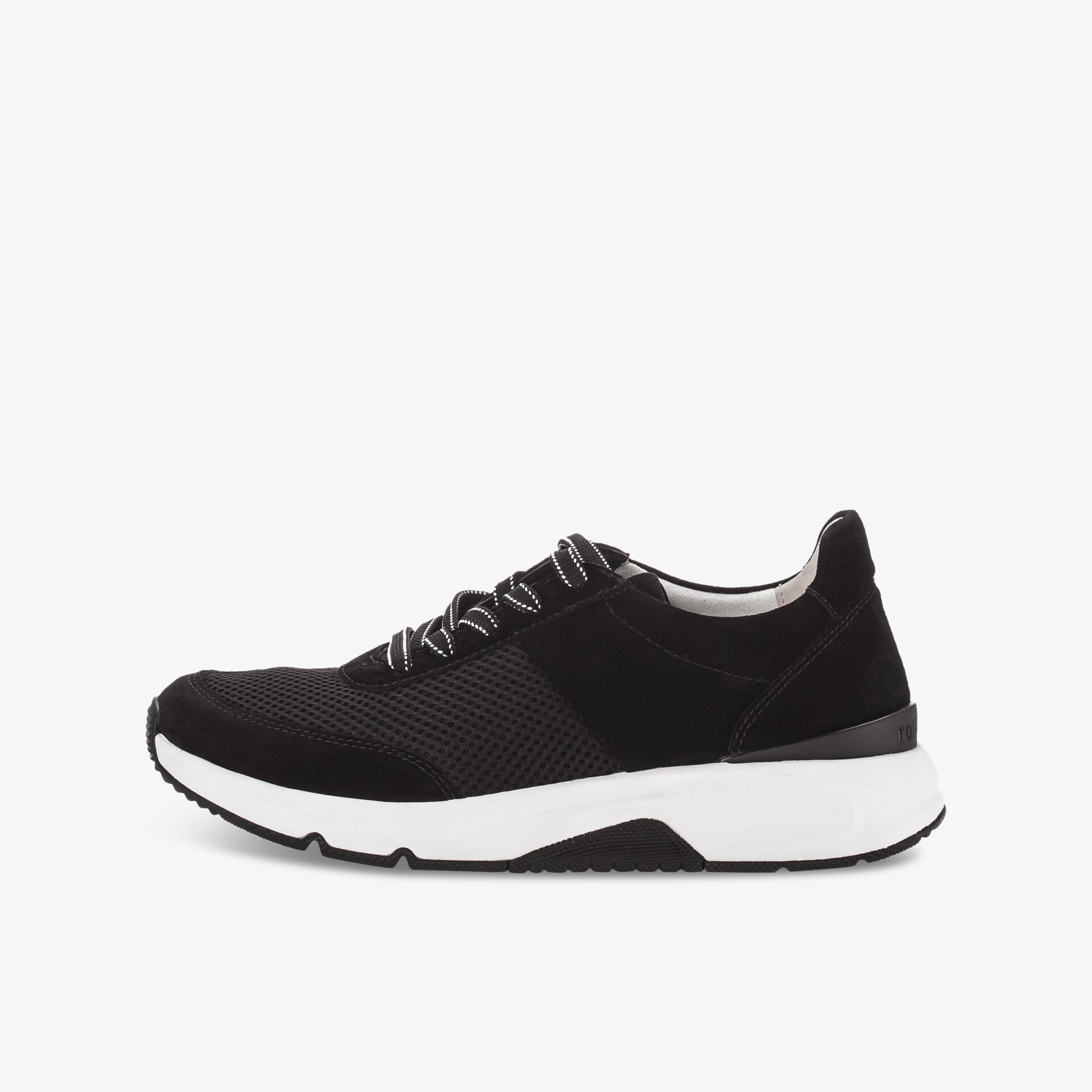 Leichter, atmungsaktiver Sneaker mit rutschfester, flexibler Laufsohle und sportlichem Design in klarer Seitenansicht