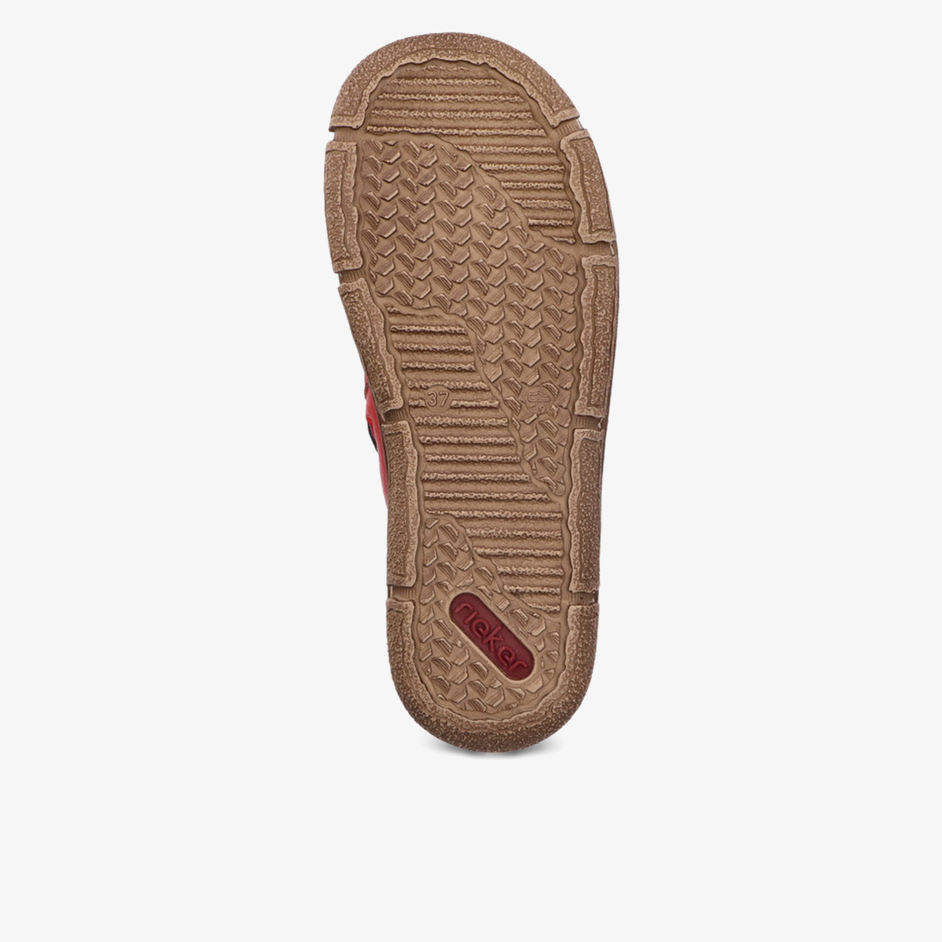 Robuste rutschfeste Sohle mit tiefem Profil für sicheren Halt und hohe Langlebigkeit