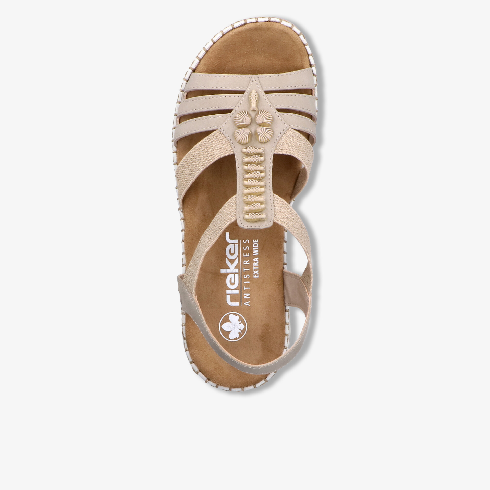 Bequeme Sandale mit verstellbarem Riemen und gepolsterter Innensohle für optimalen Tragekomfort