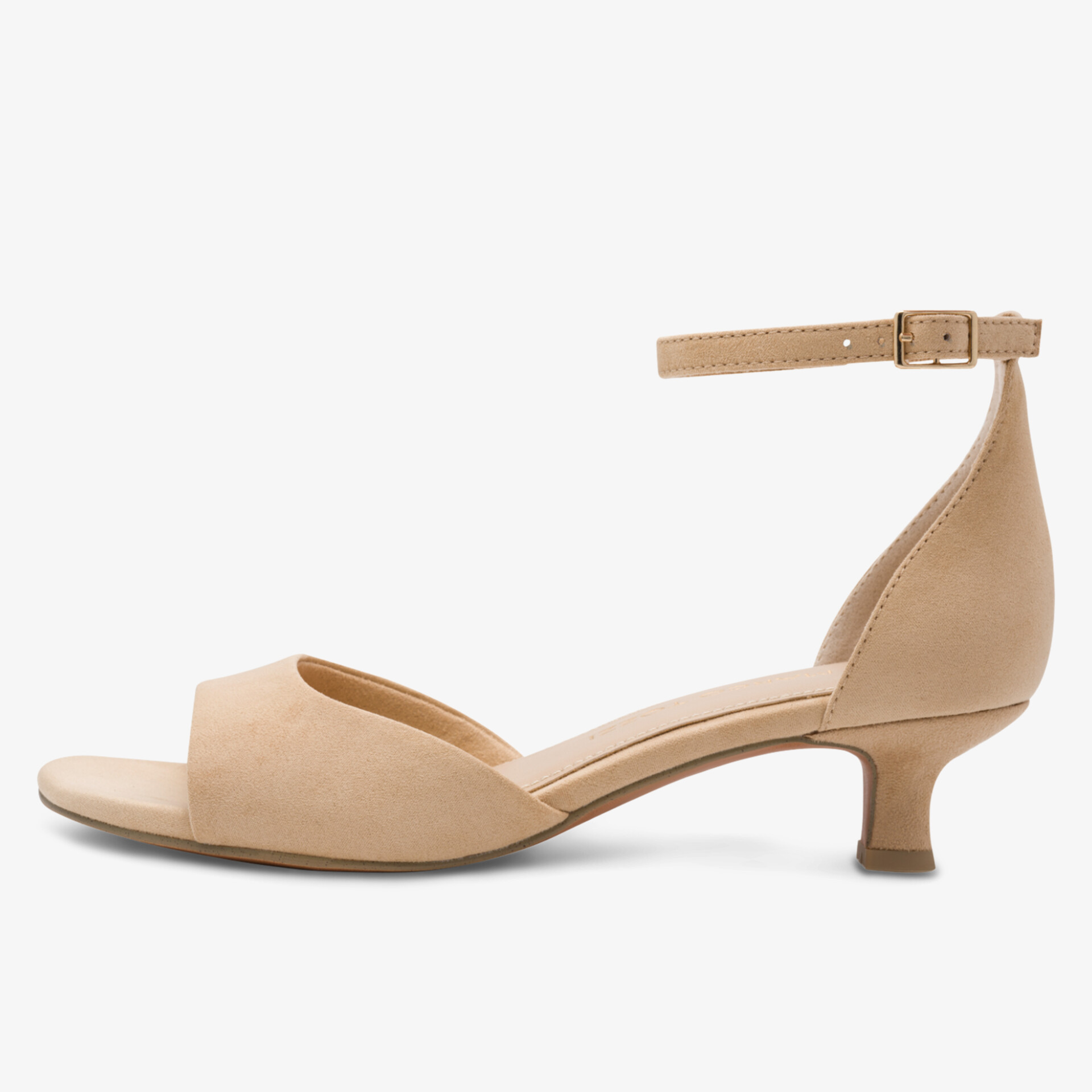 Bequeme Sandale mit niedrigem Absatz und verstellbarem Riemchen für stilvollen Tragekomfort