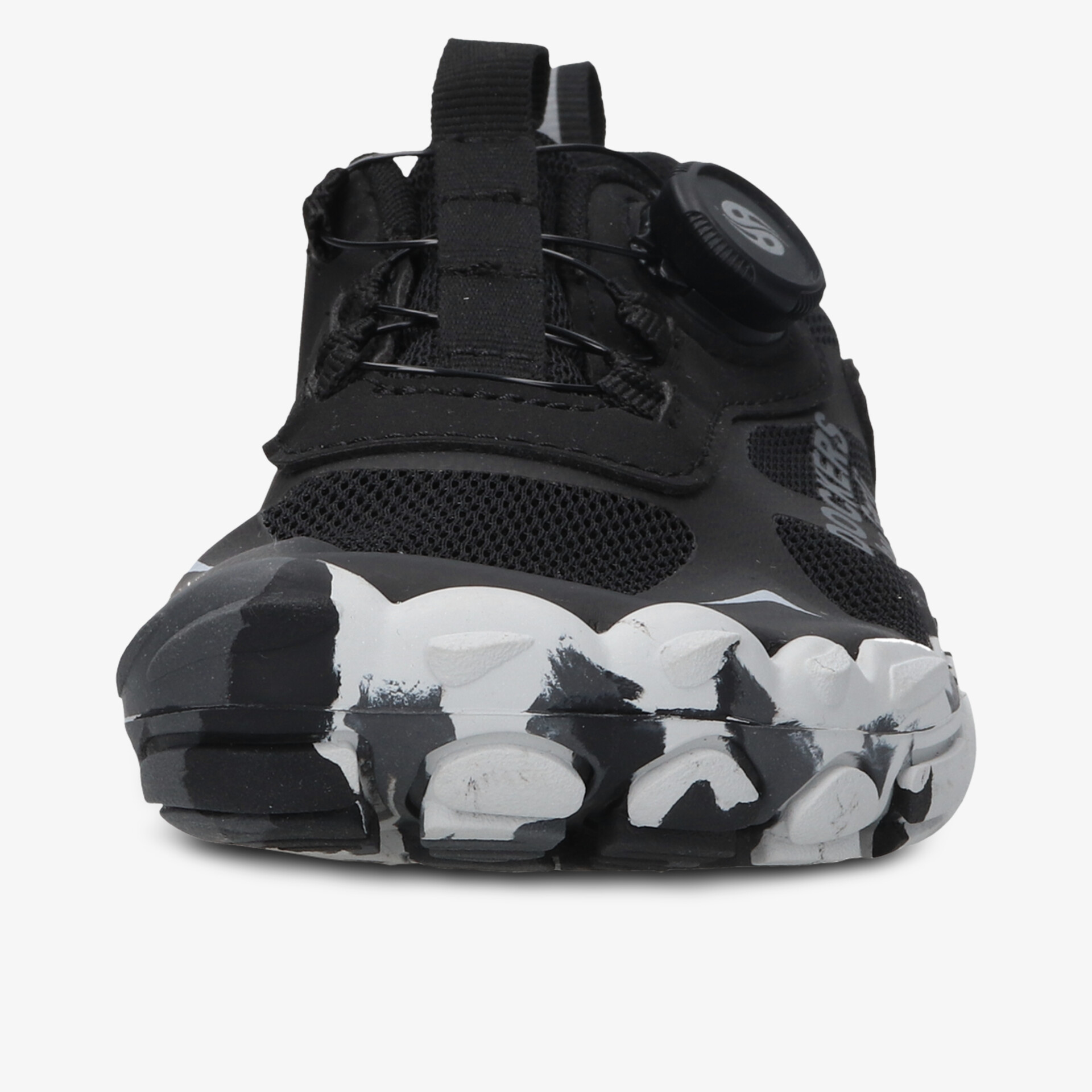 Robuster Schuh mit modernem Design und innovativer Schnürung, bequem und strapazierfähig