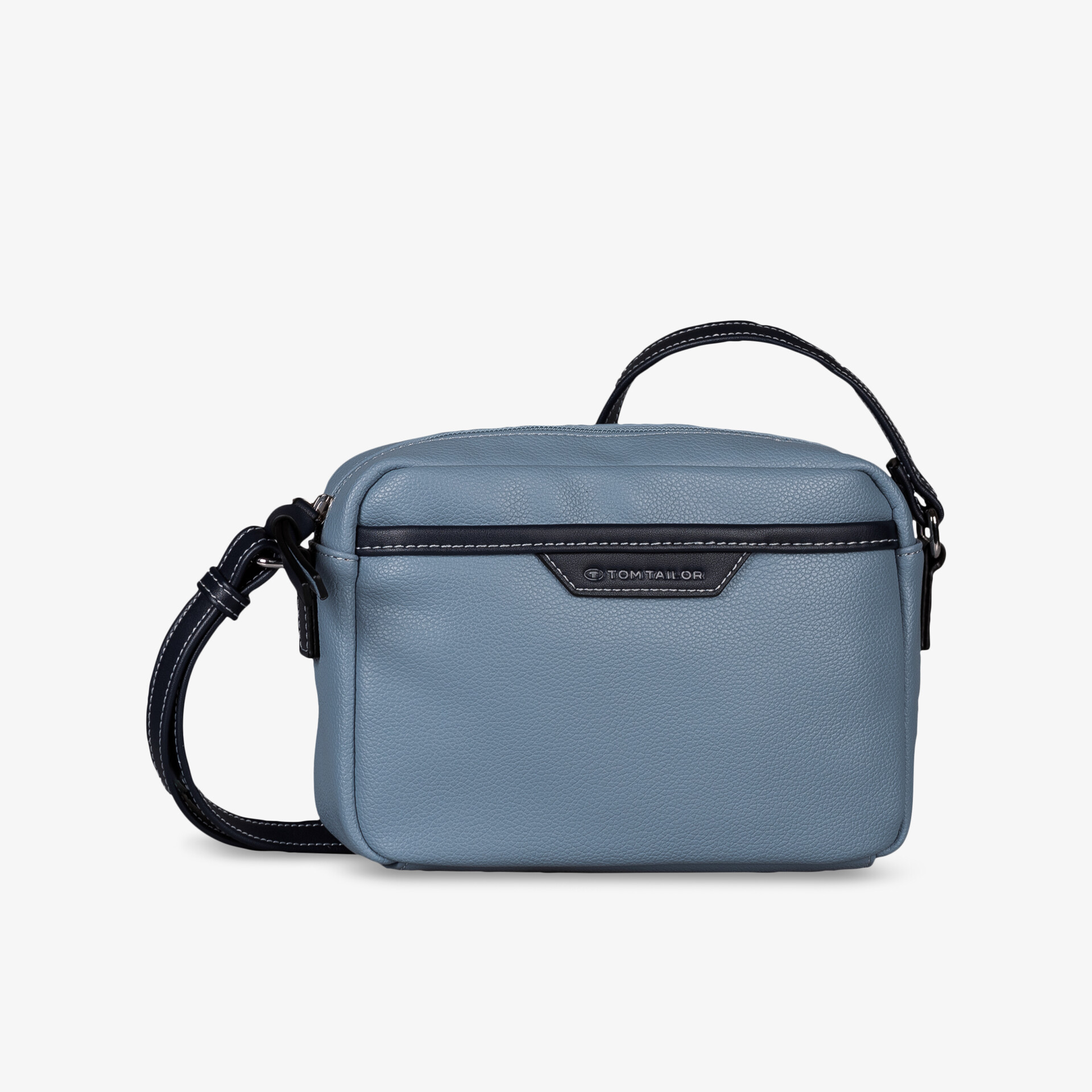 Kompakte Tasche in unauffälligem Design mit verstellbarem Riemen und praktischem Reißverschlussfach