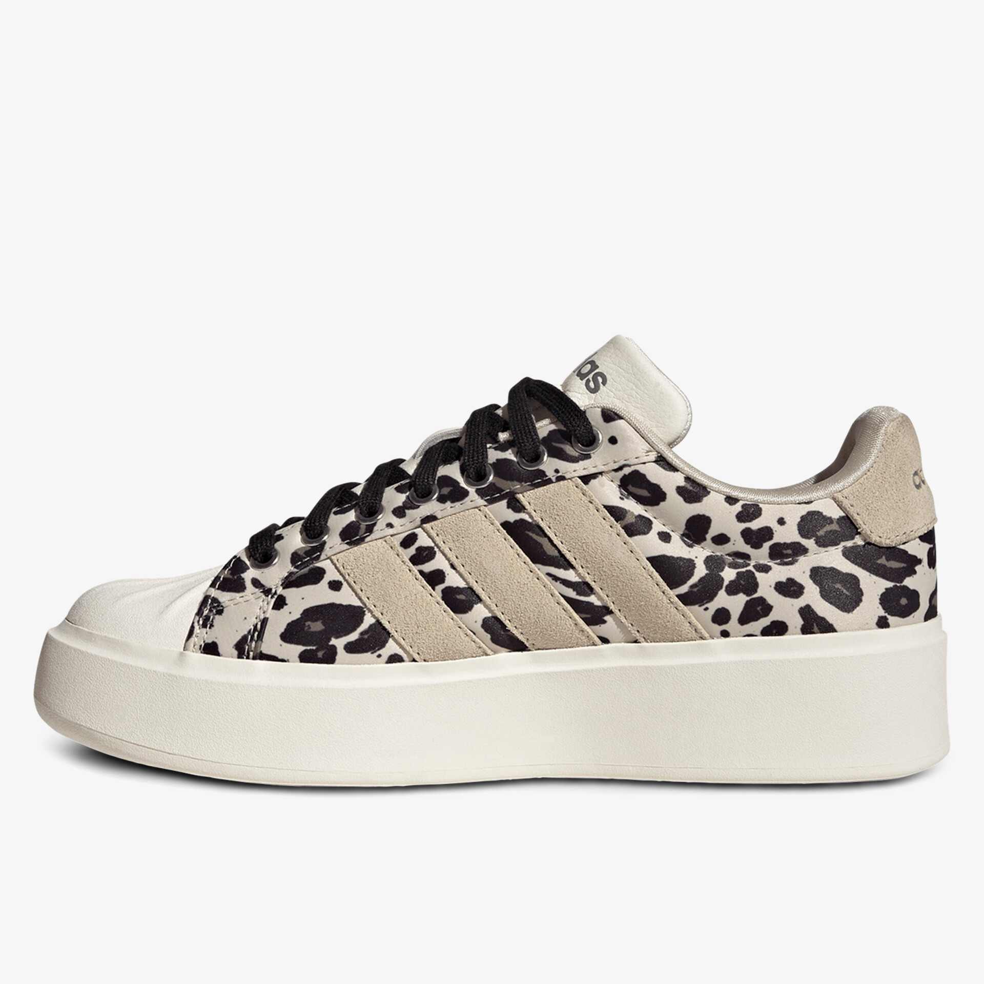 Moderner Sneaker mit hohem Plateau, Leopardenmuster und bequemer Schnürung, perfekte Alltagsschuhe