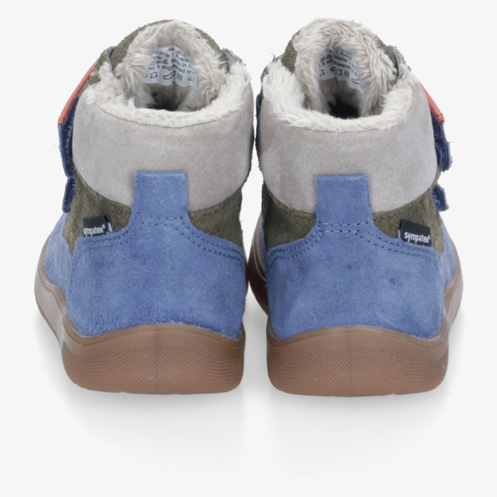 Robuste Schuhe mit warmem Futter und gepolstertem Kragen, komfortabel und mit rutschfester Sohle für sicheren Halt