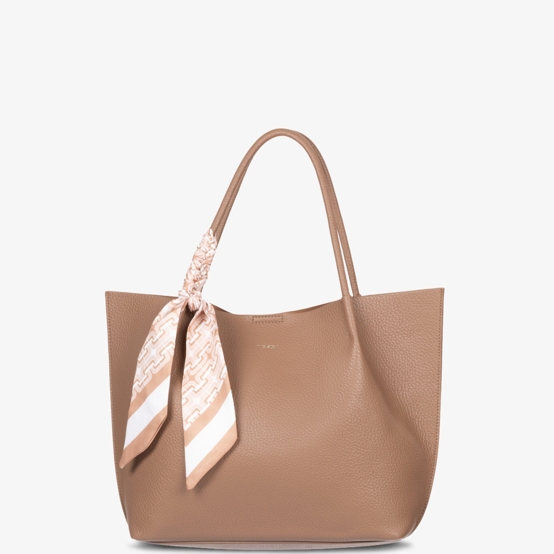 Elegante braune Tasche mit schlichtem Design und großem Stauraum sowie weichem hochwertigem Material