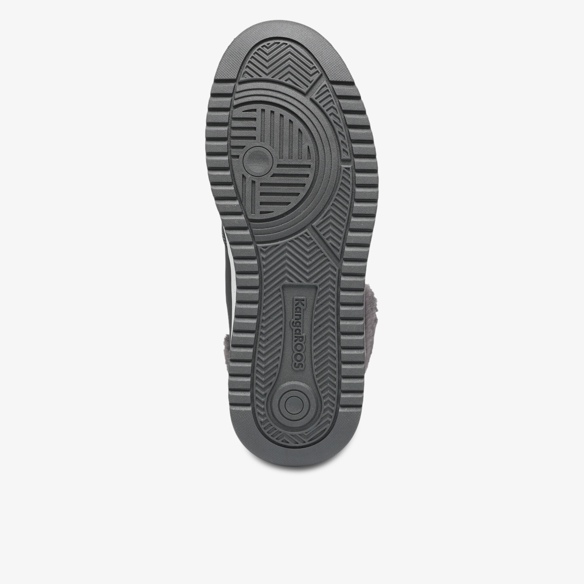 Robuste profillierte Gummisohle für sicheren Halt und hohe Strapazierfähigkeit