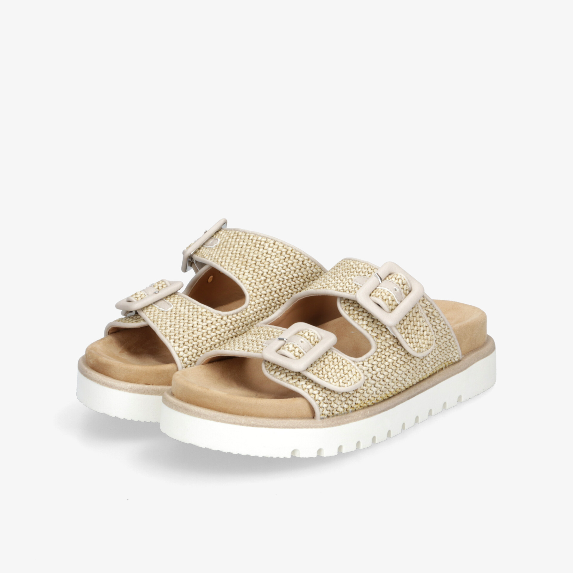 Bequeme Sandalen mit zwei verstellbaren Schnallen, gepolsterter Innensohle und leichter, rutschfester Sohle in moderner Optik