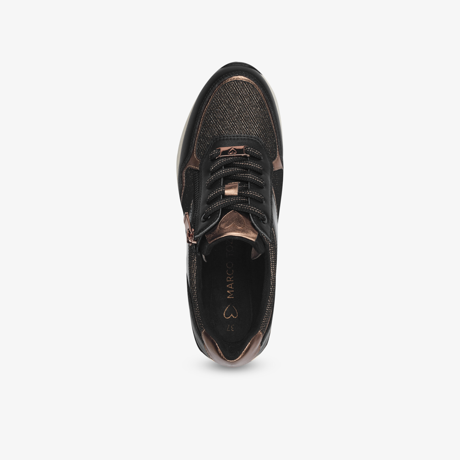 Sportlicher, robuster Schuh mit komfortabler Passform und atmungsaktivem Material, Draufsicht