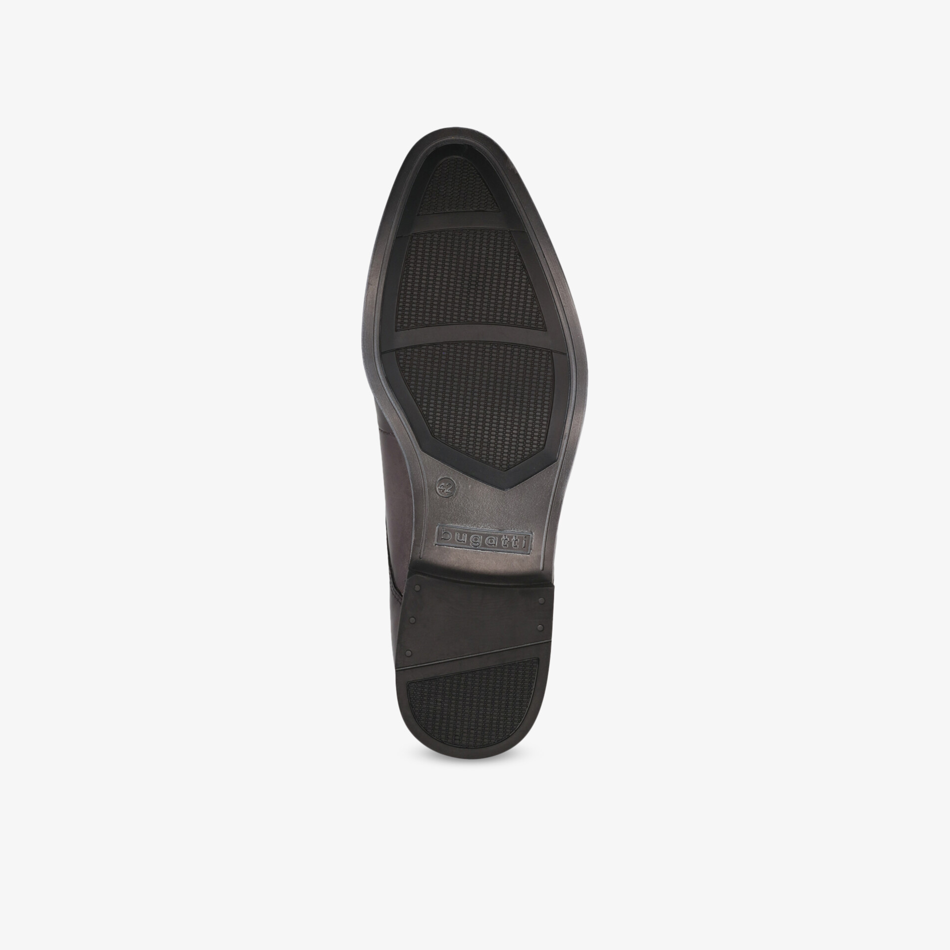 Hochwertige Schuhsohle mit robustem Profil für optimalen Halt und Komfort.
