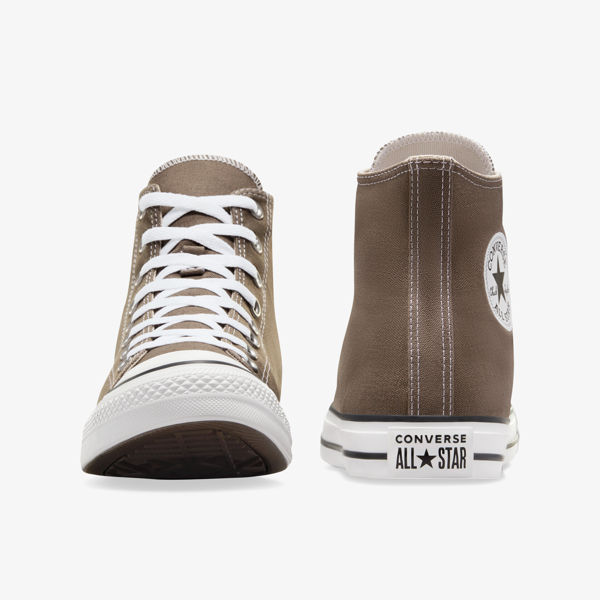 Converse All Star Sneaker in Front- und Rückansicht mit robustem Material und klassischer Schnürung für hohen Tragekomfort
