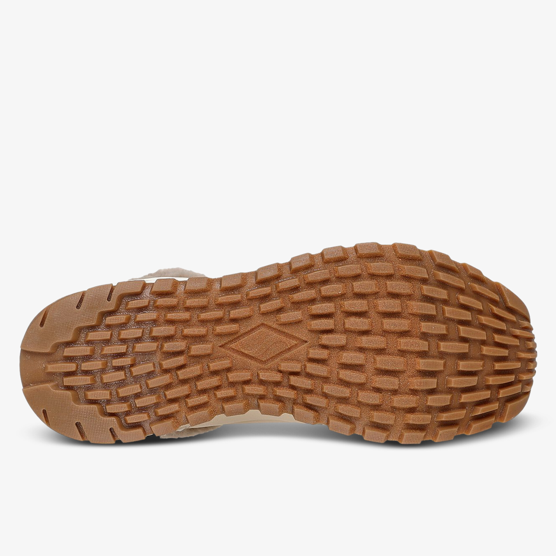 Robuste Schuhsohle mit starkem Profil für optimalen Halt und langlebige Outdoor-Nutzung