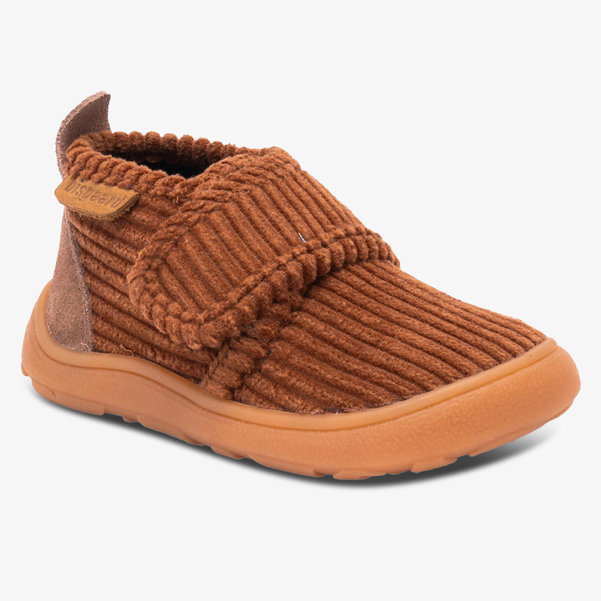 komfortabler Kinderschuh aus weichem Material mit rutschfester Sohle und Klettverschluss, warm und flexibel