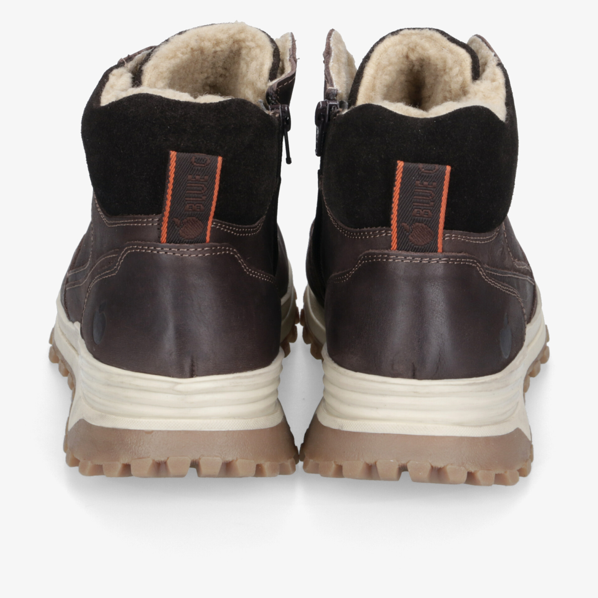 Warme Wanderstiefel mit griffiger Sohle und Lederoptik für optimalen Komfort im Winter.