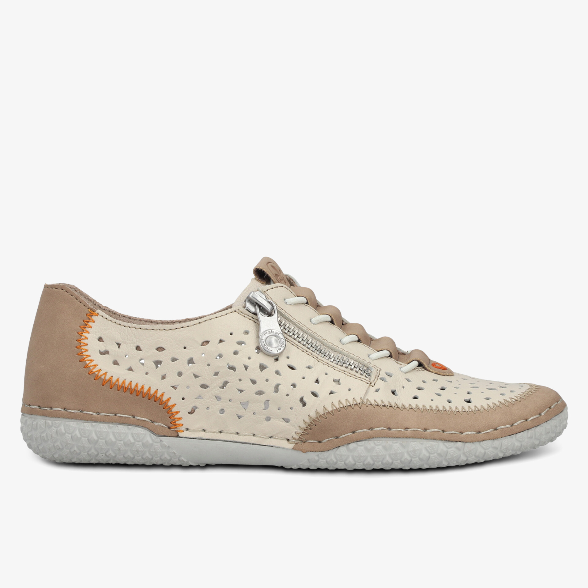 Bequemer leichter Freizeitschuh mit atmungsaktivem Material und praktischem seitlichen Reißverschluss