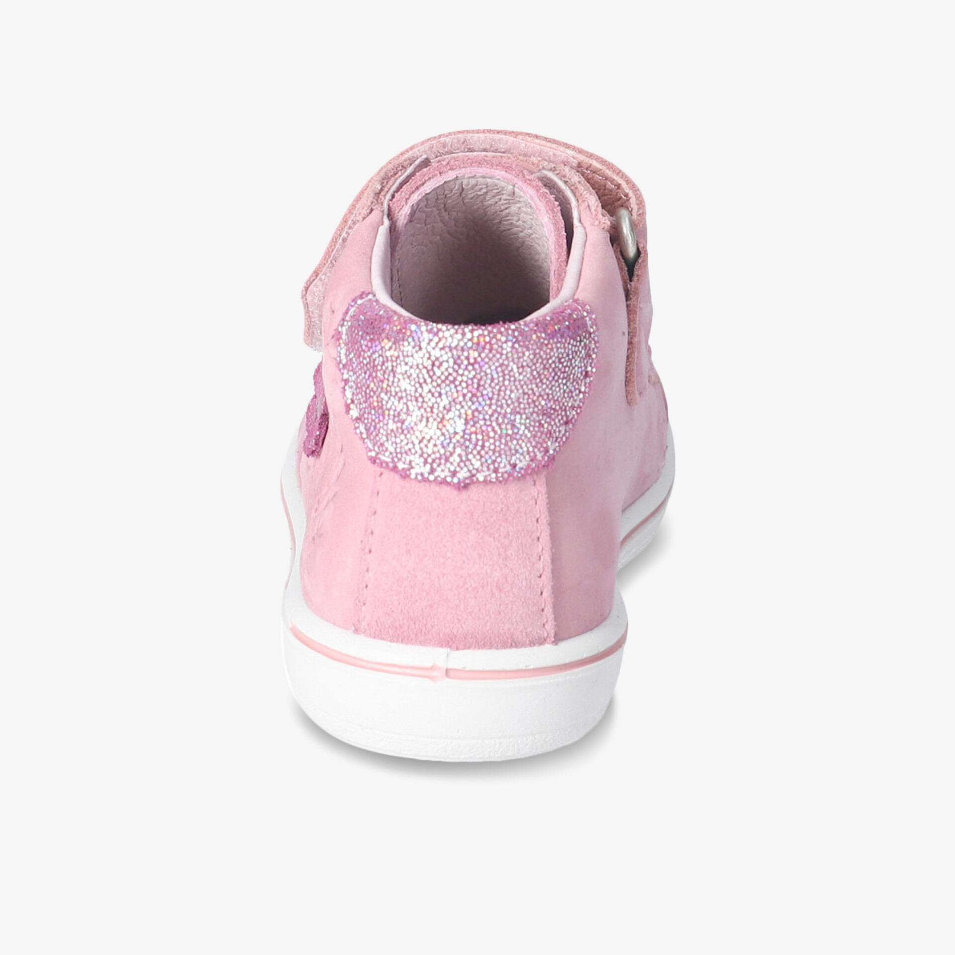 Stylischer rosa Schuh mit glitzerndem Flügel-Detail für trendige Looks und maximalen Komfort.