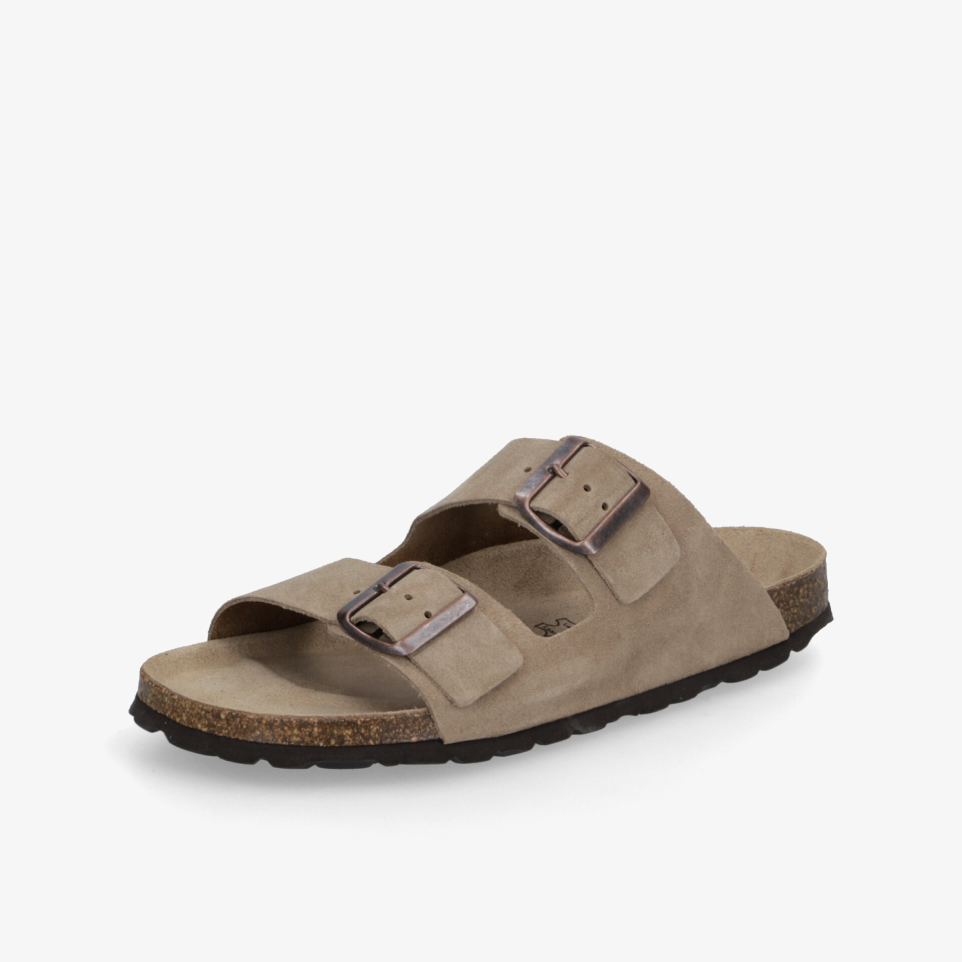 Bequeme Sandale mit zwei verstellbaren Riemen und rutschfester Sohle für optimalen Tragekomfort