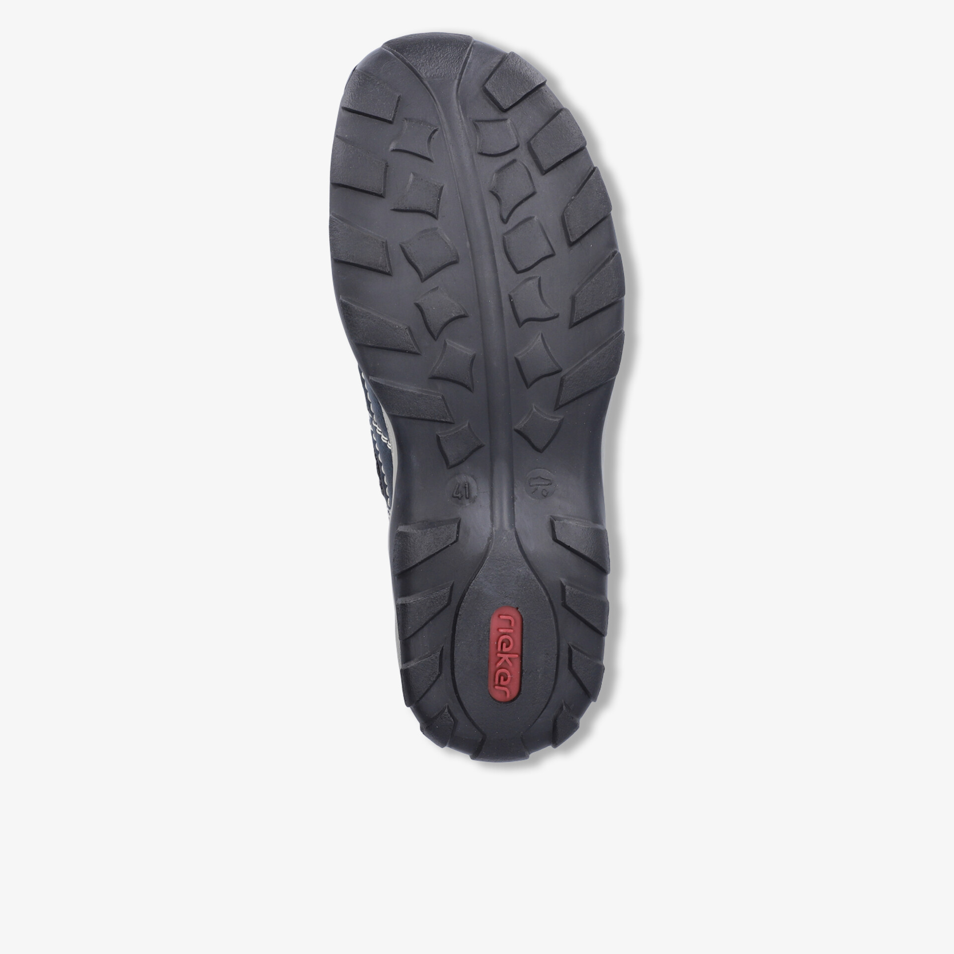 Robuste und rutschfeste Sohle mit tiefem Profil für optimalen Halt und hohe Strapazierfähigkeit