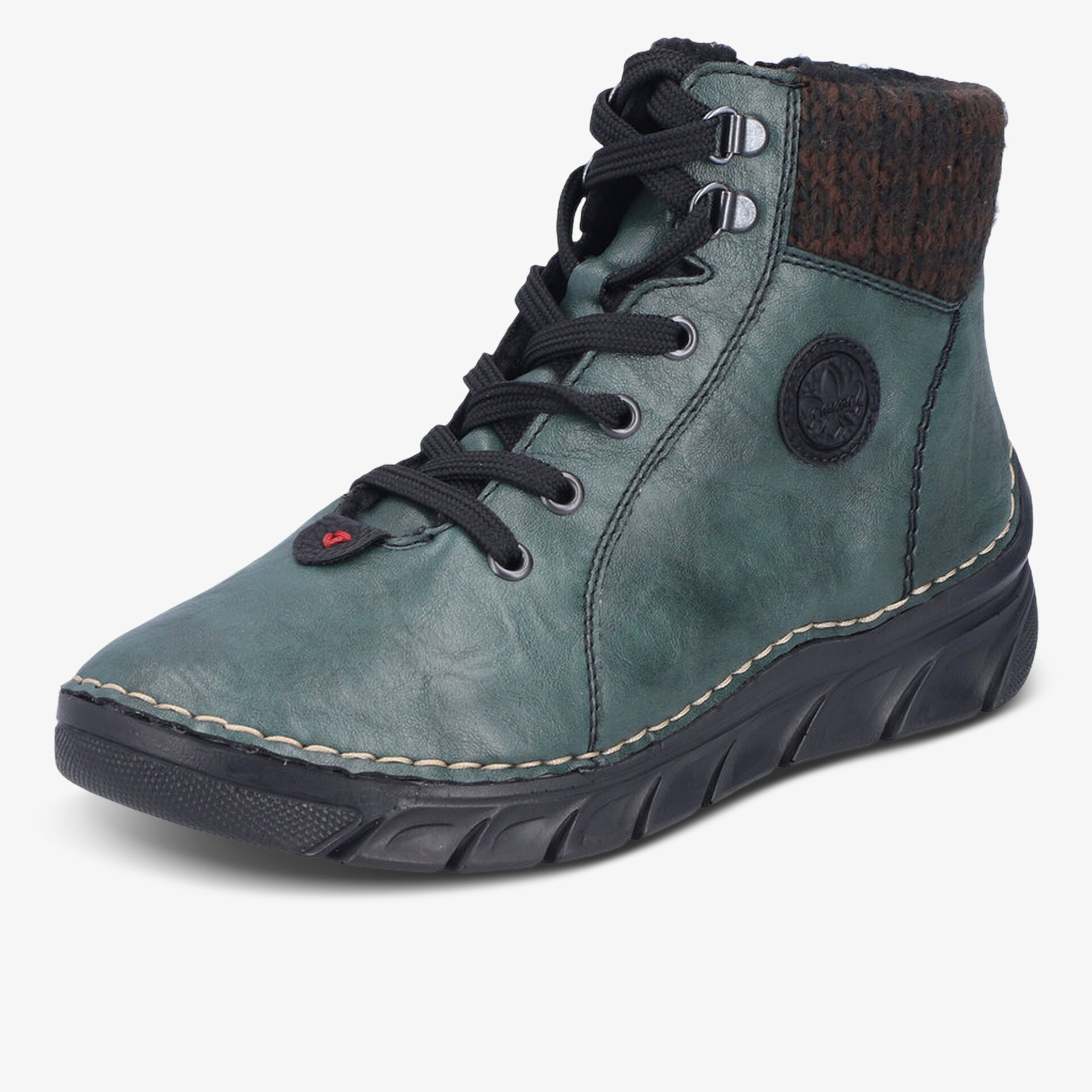 Bequemer, robuster Schuh mit Schnürung und gepolstertem Schaftrand, flexible Sohle für optimalen Halt