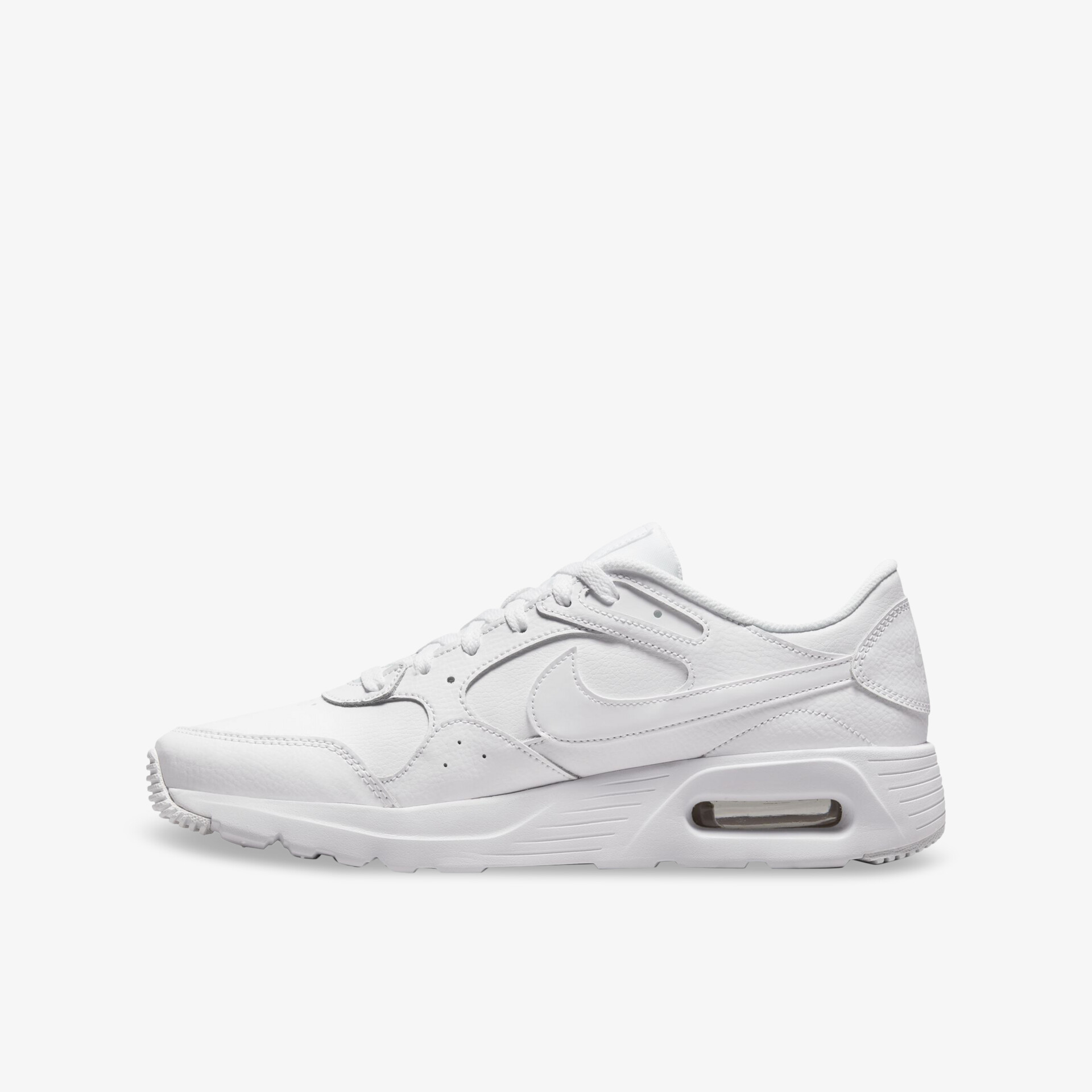 Modische weiße Turnschuhe mit Air-Dämpfung für optimalen Komfort und sportlichen Stil.