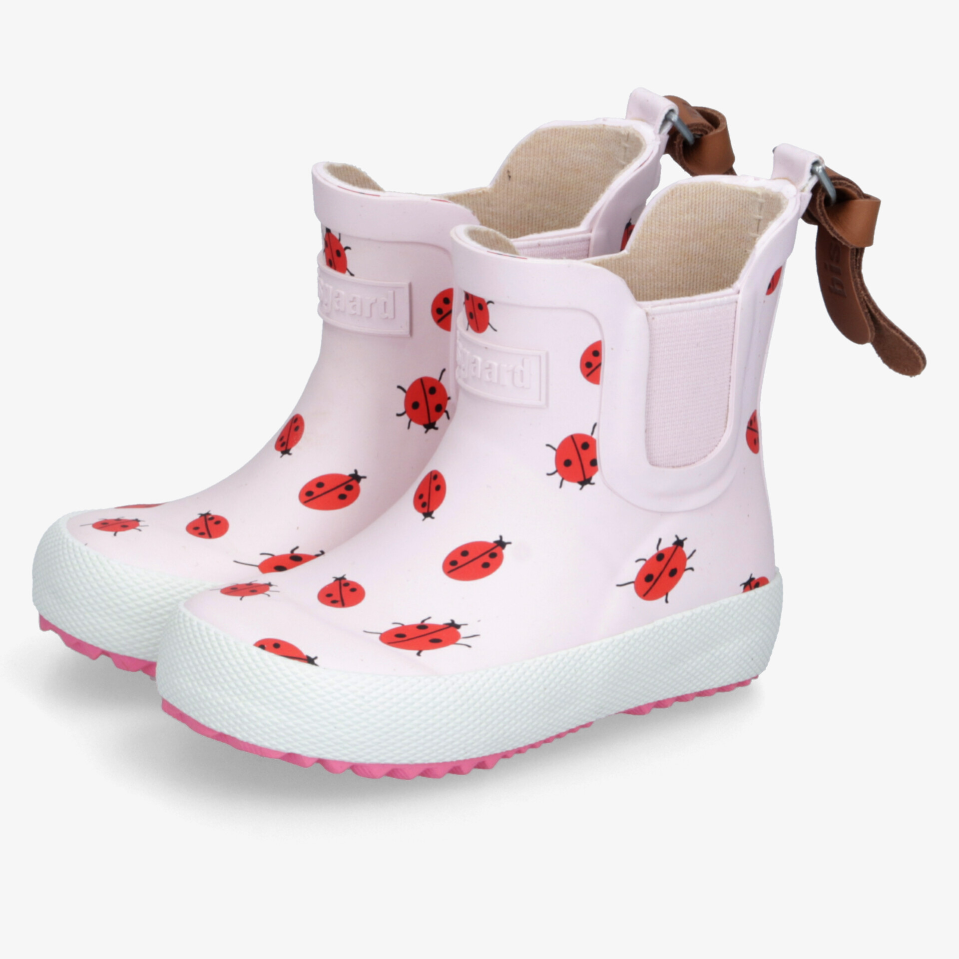 Wasserdichte Regenstiefel mit Marienkäfer Muster, rutschfester Sohle und weichem Innenfutter für hohen Tragekomfort