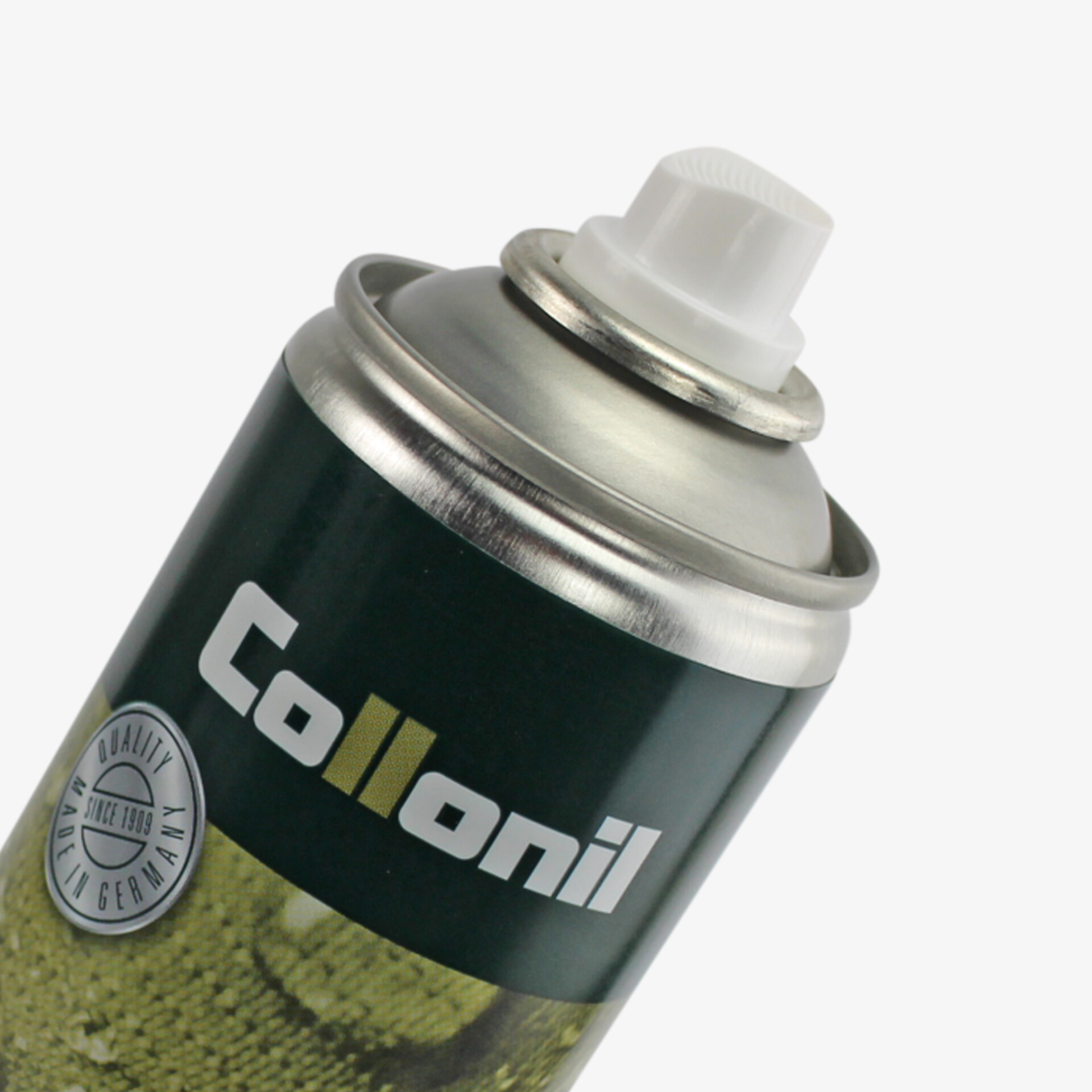 Schuhpflege-Spray von Collonil für zuverlässigen Schutz von Oberflächen und Materialien.