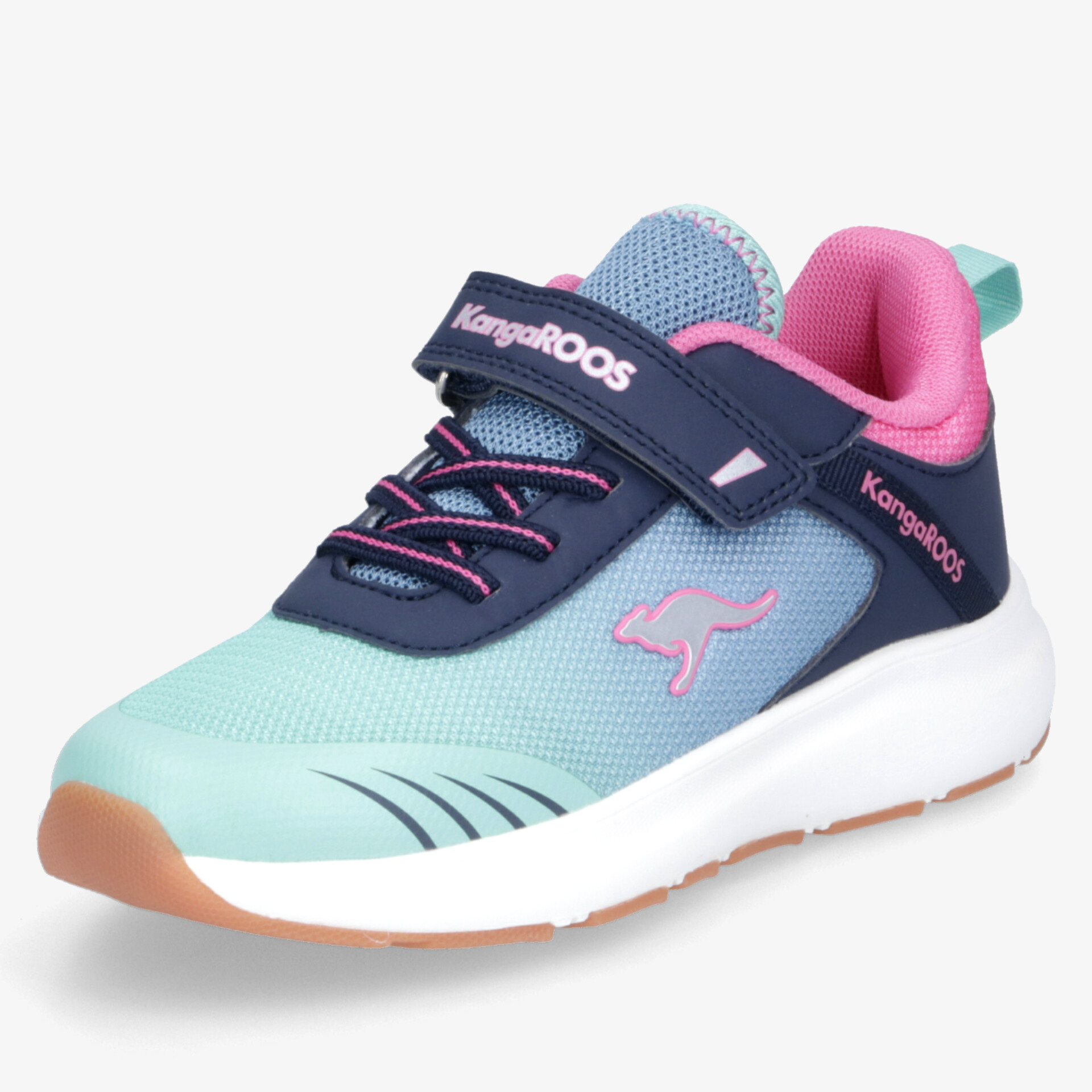 Leichter, bequemer Sportschuh mit atmungsaktivem Material und verstellbarem Klettverschluss in modernem Design