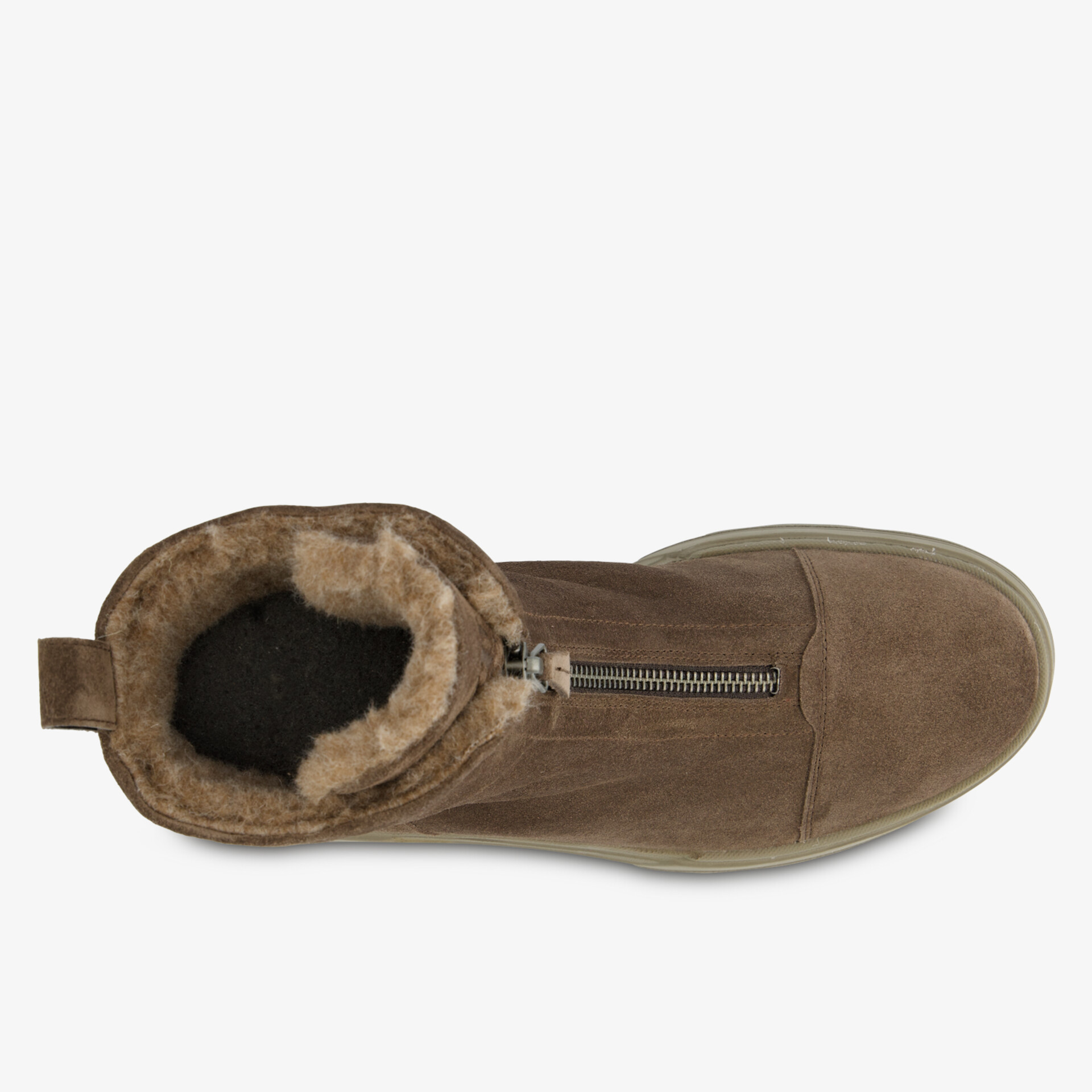 Warmer Schuh mit weichem Innenfutter und praktischem Reißverschluss, bequeme und robuste Ausführung