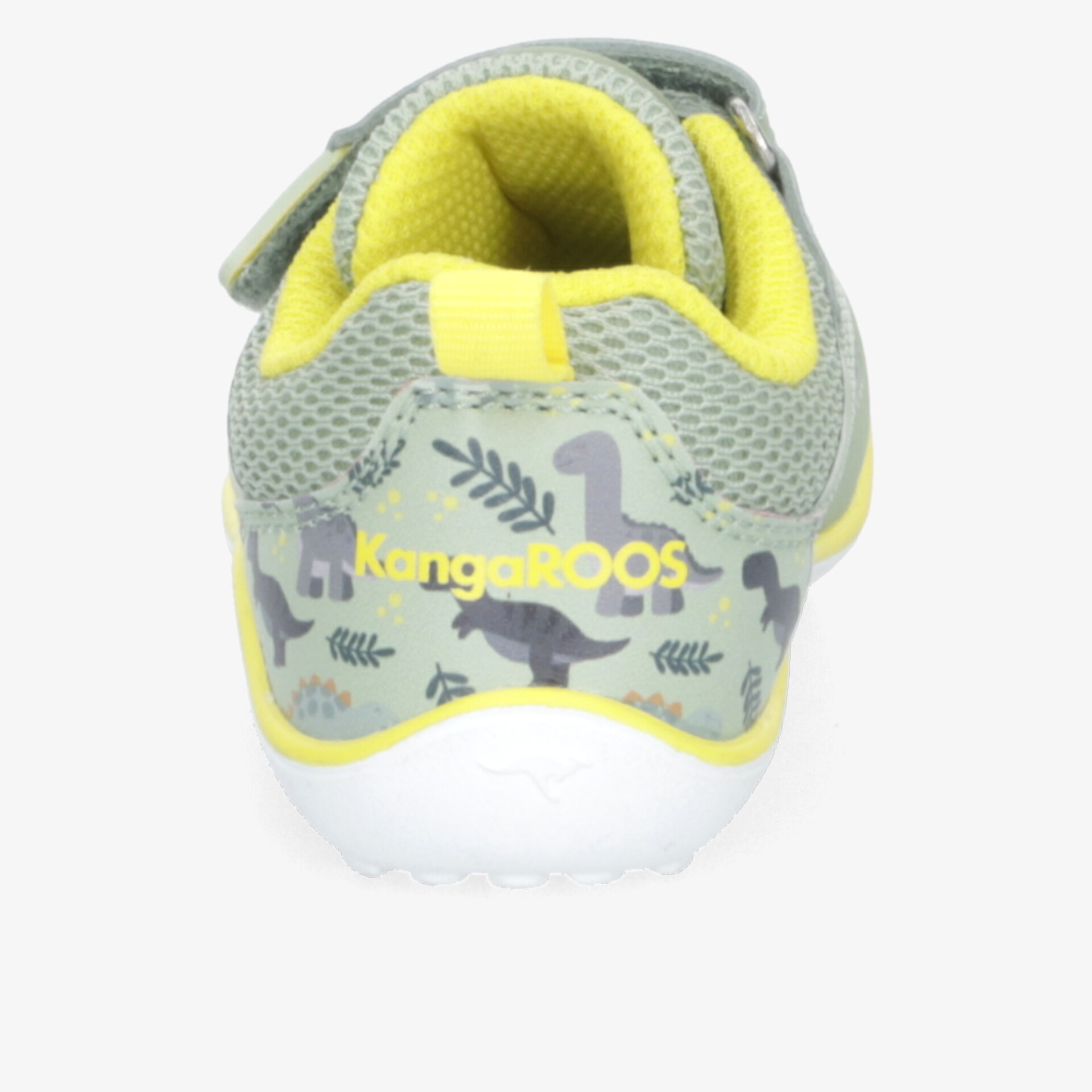 Bequemer Kinder-Schuh mit lustigem Dinosaurier-Muster und Klettverschluss, perfekte Passform und rutschfeste Sohle.