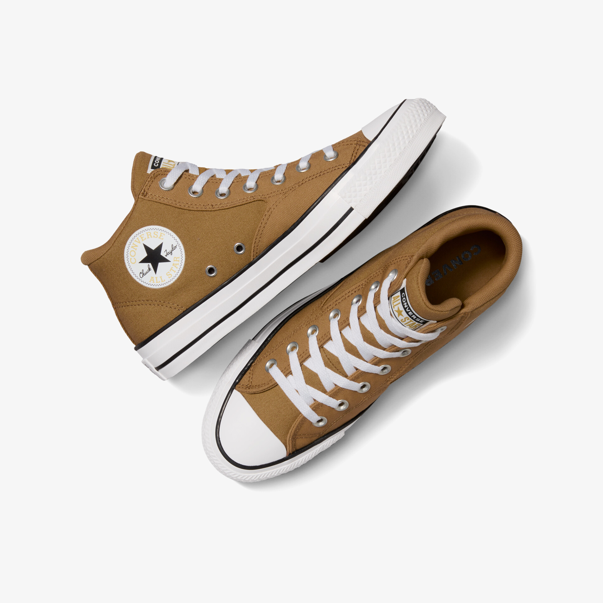 Braune Sneaker mit robuster Sohle und klassischer Schnürung, Komfort und stilvolles Design vereint