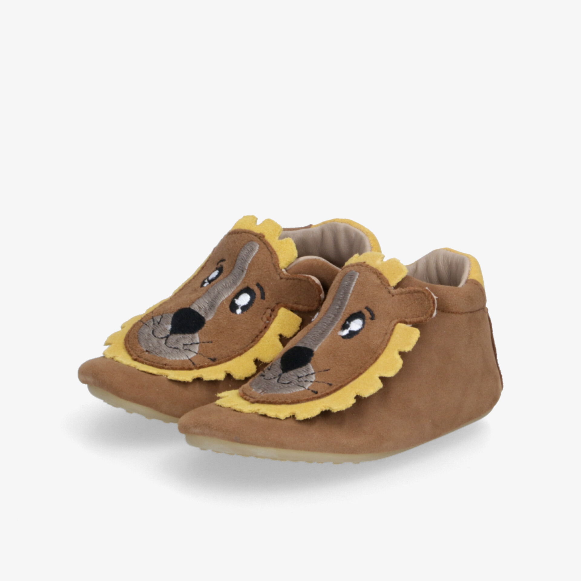 Bequeme Kinderschuhe mit weichem Material und niedlichem Löwendesign für optimalen Tragekomfort und sicheren Halt