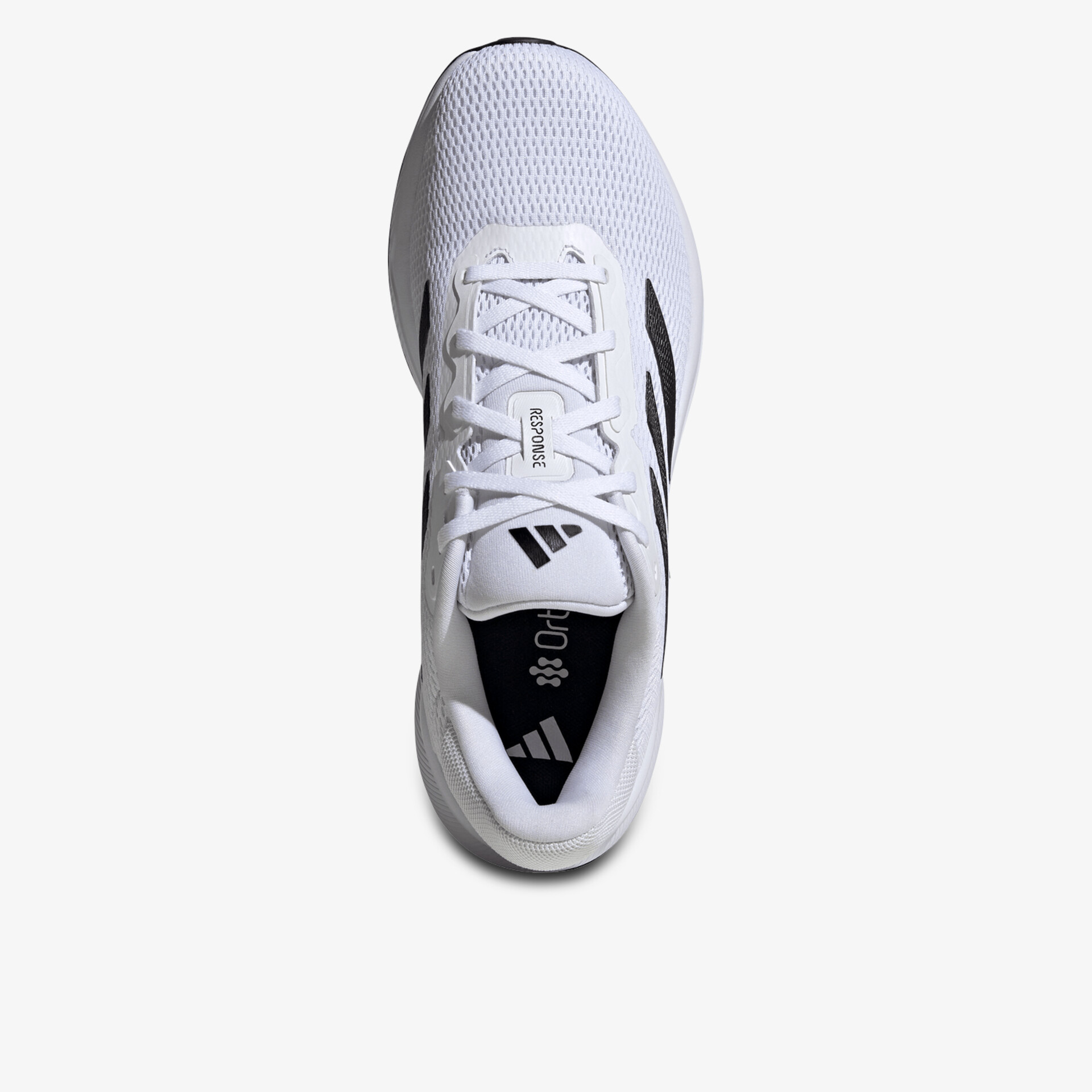 Weißer Sportschuh mit atmungsaktivem Obermaterial und leichtem Tragekomfort in modernem Design