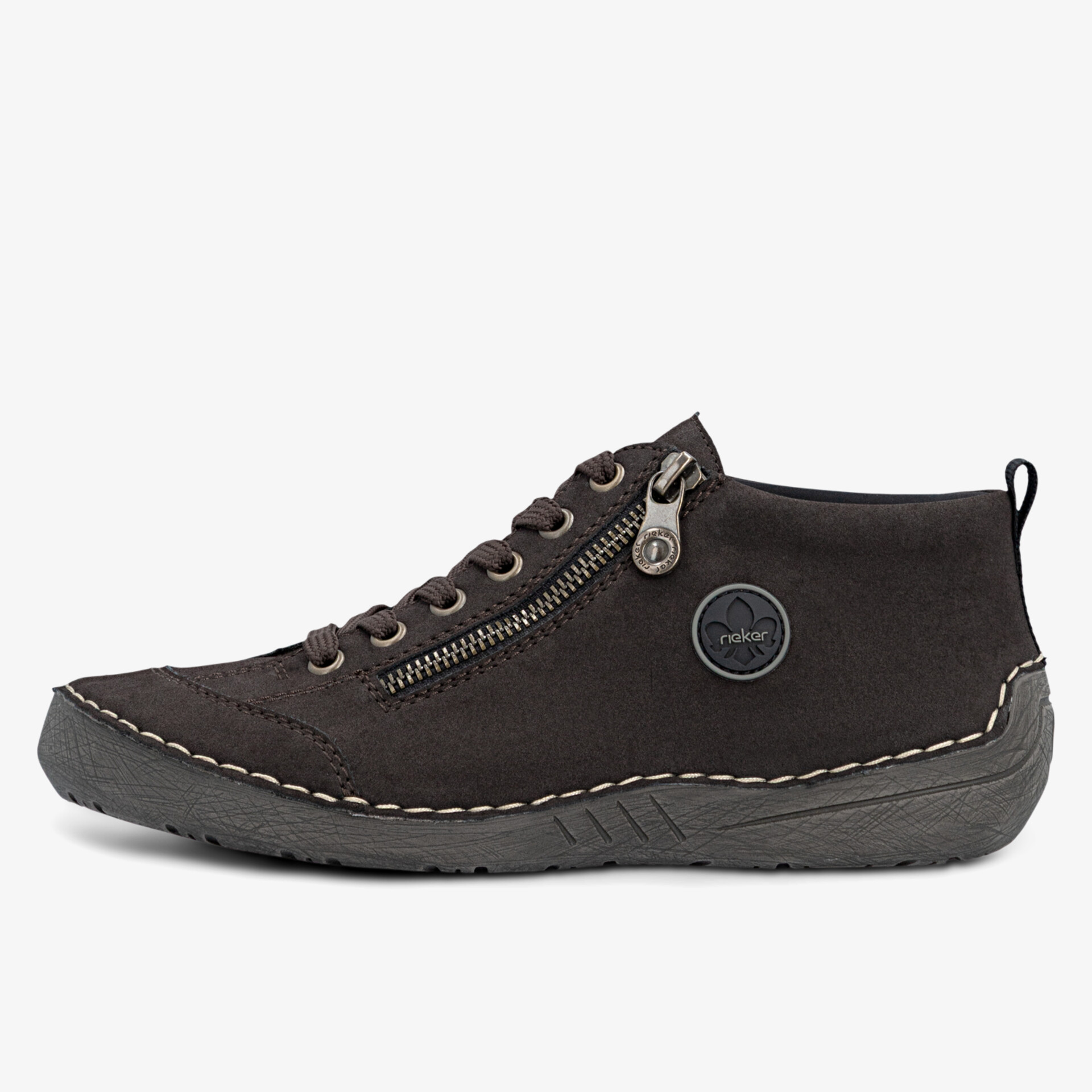 Robuster Schuh mit seitlichem Reißverschluss und komfortablem Sitz für stabilen Halt und sportlichen Look