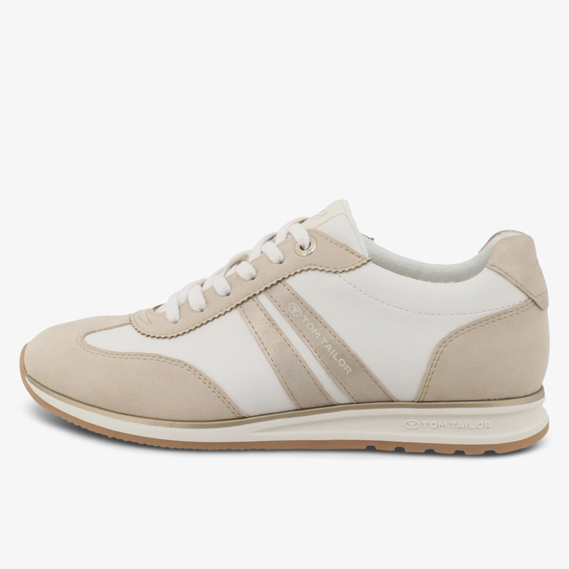 leichter Sneaker in seitlicher Ansicht mit atmungsaktivem Material und flexibler Sohle