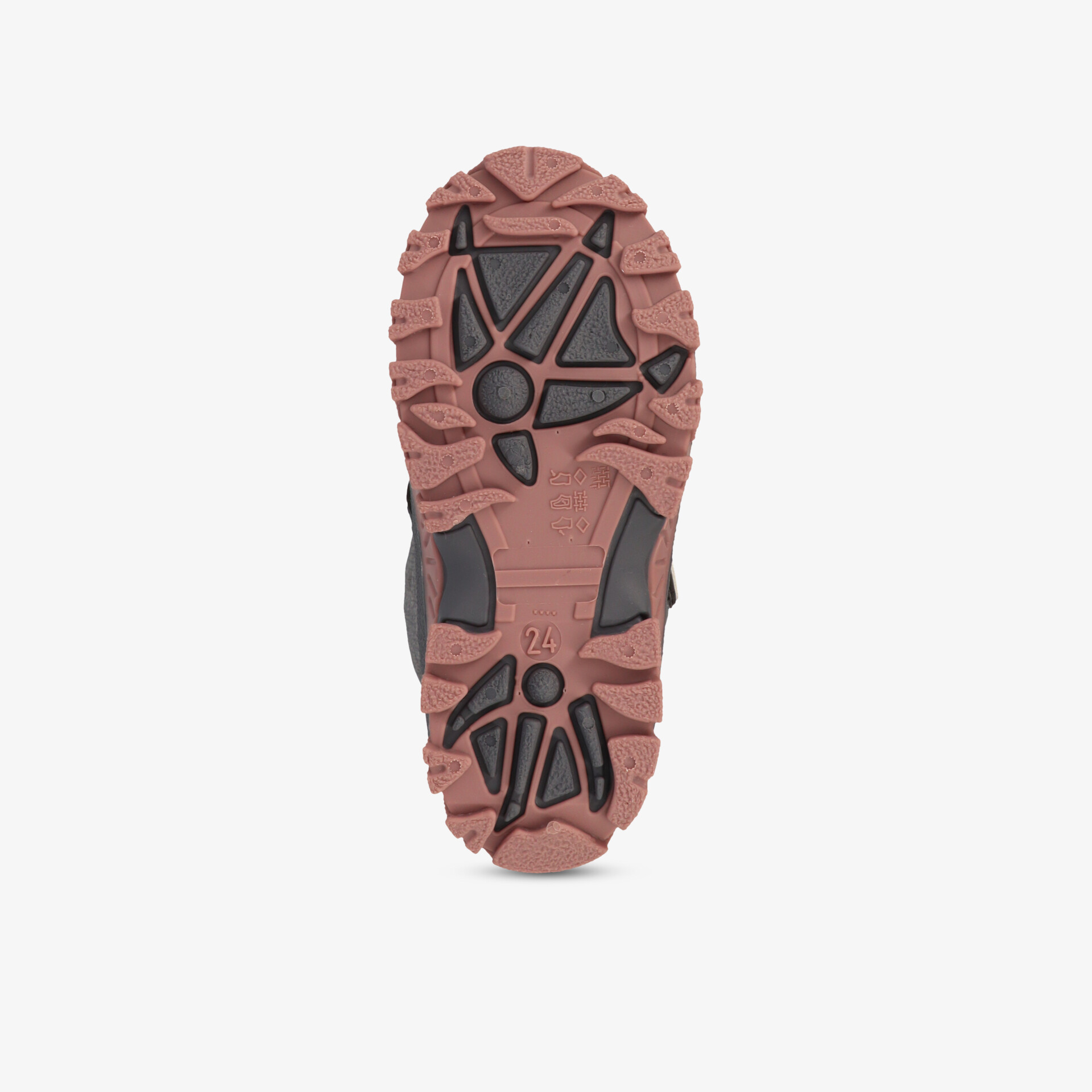 Robuste Schuhsohle mit starkem Profil für hohen Grip und langlebige, rutschfeste Traktion auf verschiedenen Untergründen