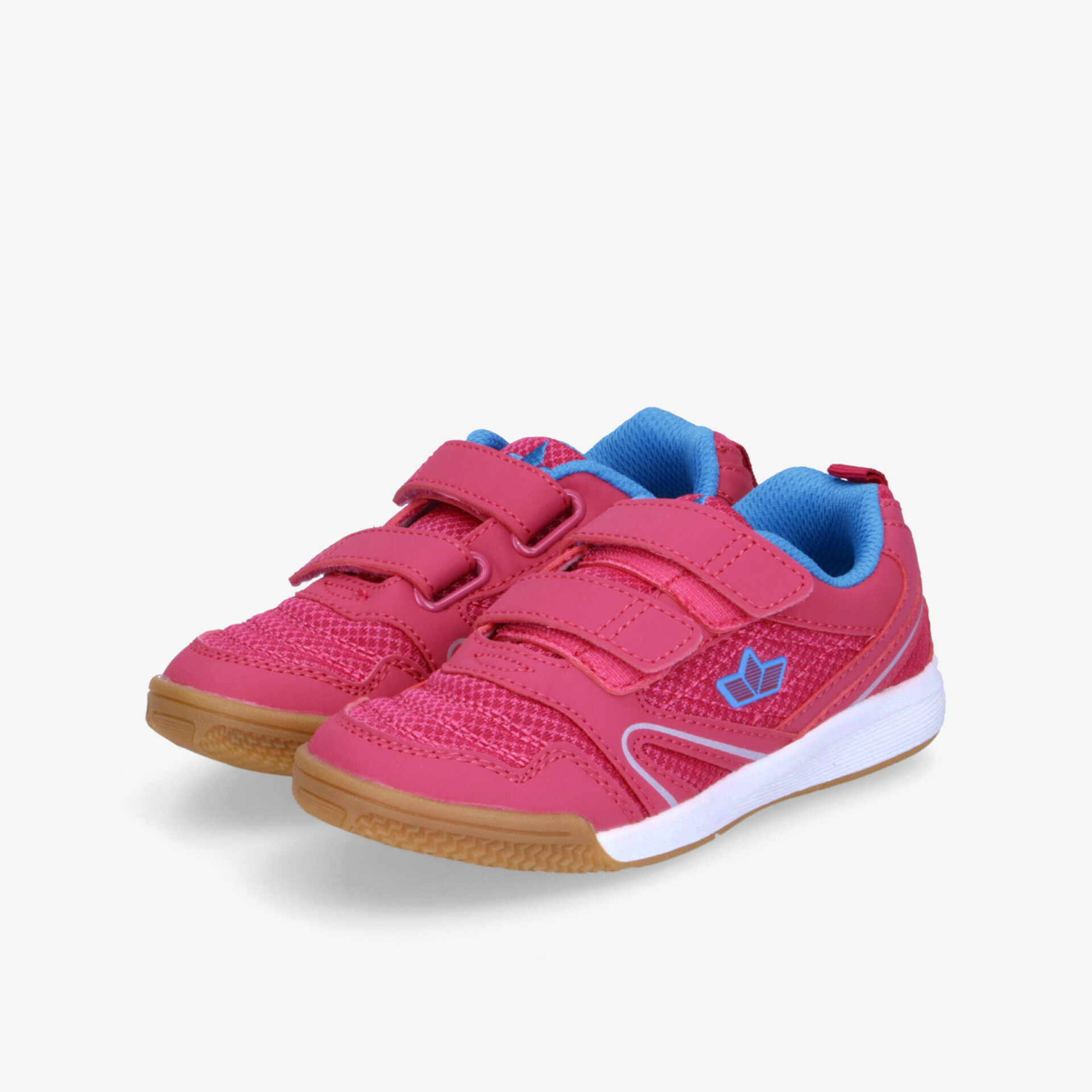 Rote Sportschuhe mit praktischem Klettverschluss und rutschfester Sohle, atmungsaktiv und bequem für vielseitigen Einsatz