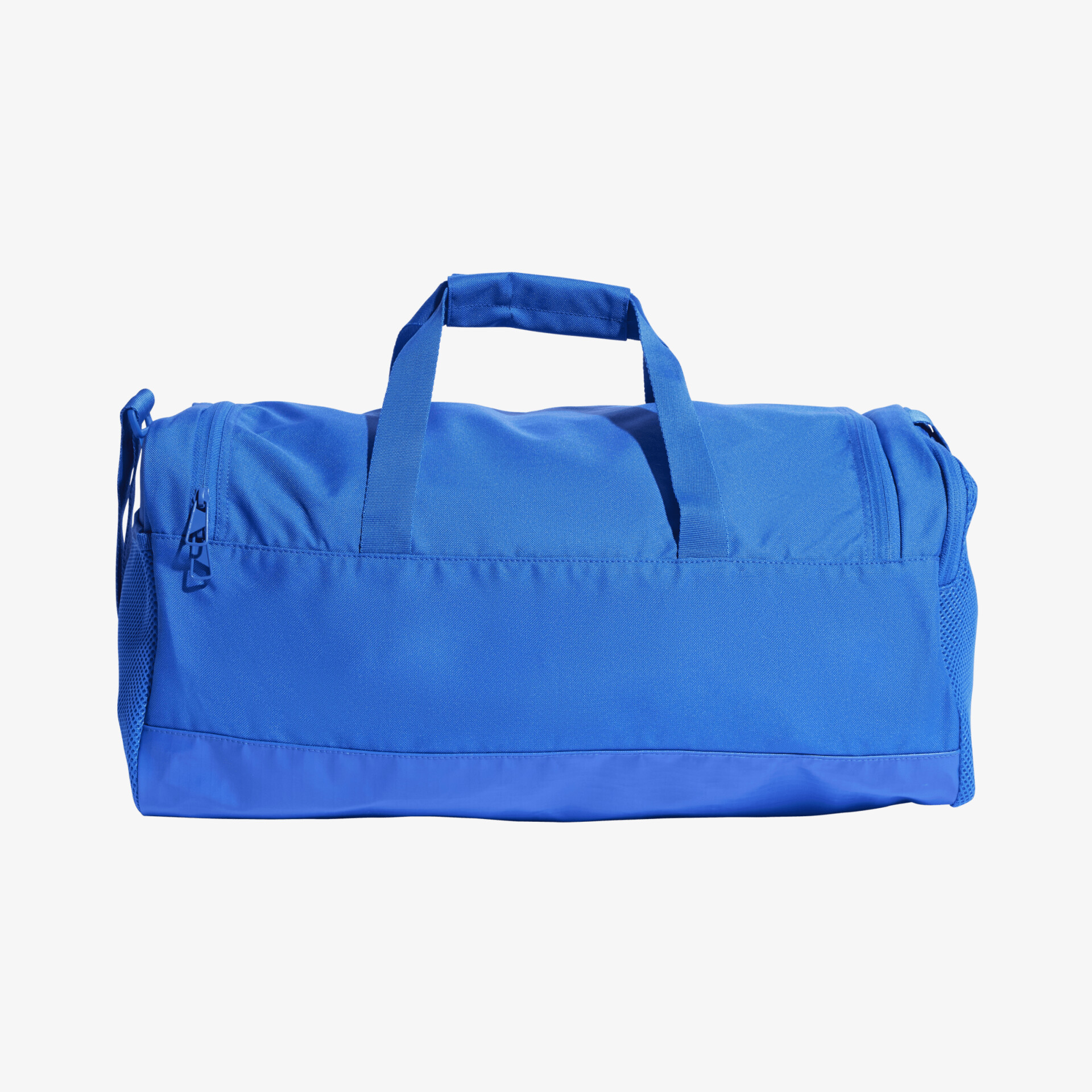 Blaue Sporttasche mit Reißverschluss, praktische Griffe, ideal für Fitness und Reisen, handlich und geräumig.