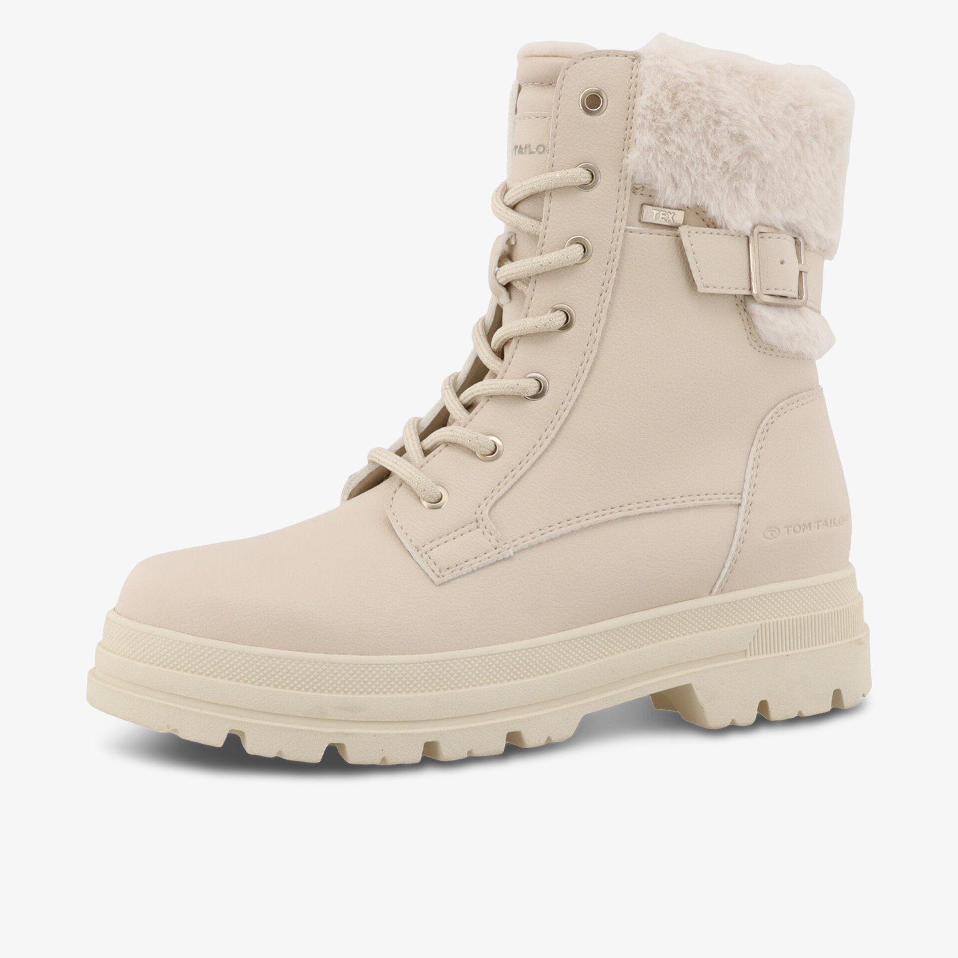 Modischer Winterstiefel mit wärmendem Fellfutter, robuster Profilsohle und stabilem Schnürdesign für optimalen Halt